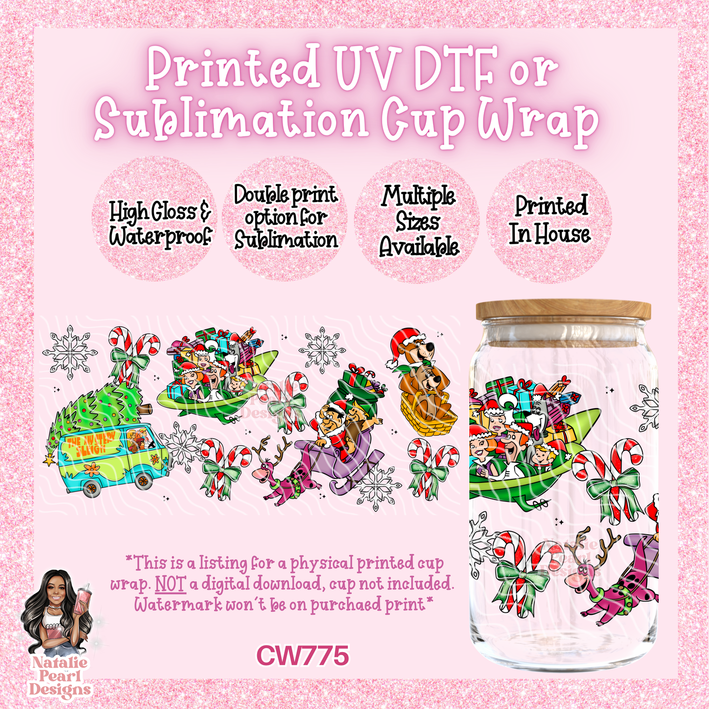 CW775 UV DTF/SUB Cup Wrap
