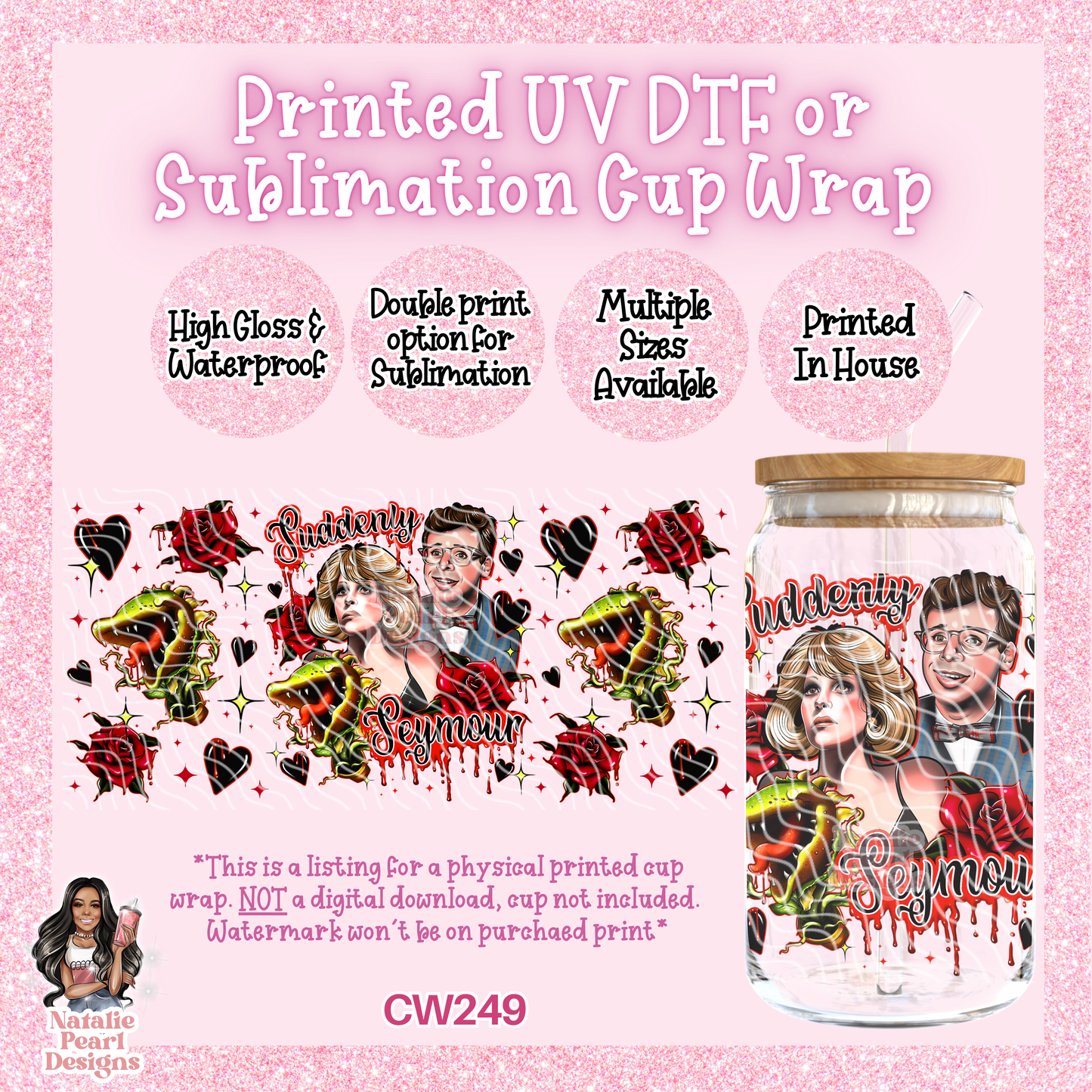 CW249 UV DTF/SUB Cup Wrap