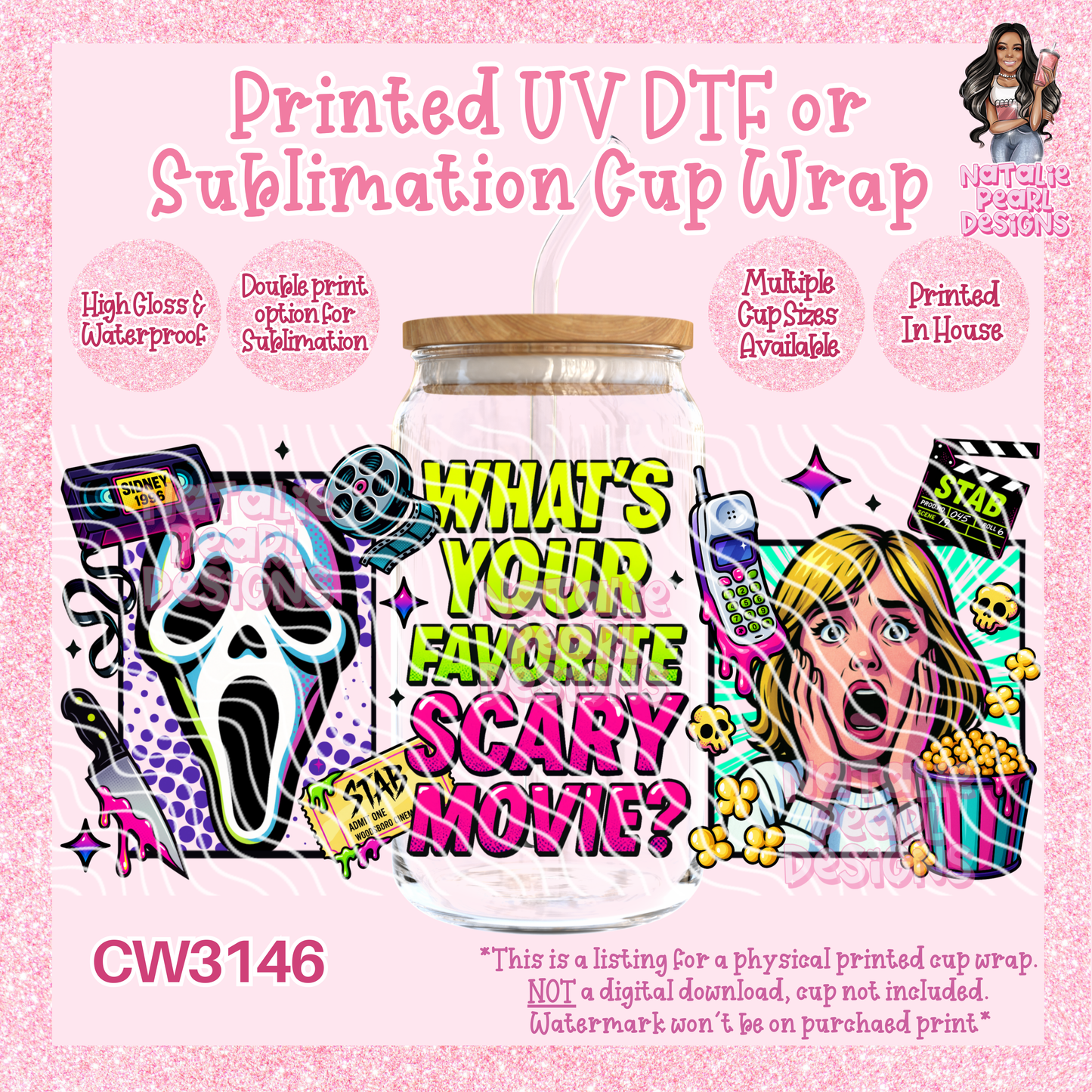 CW3146 UV DTF/SUB Cup Wraps