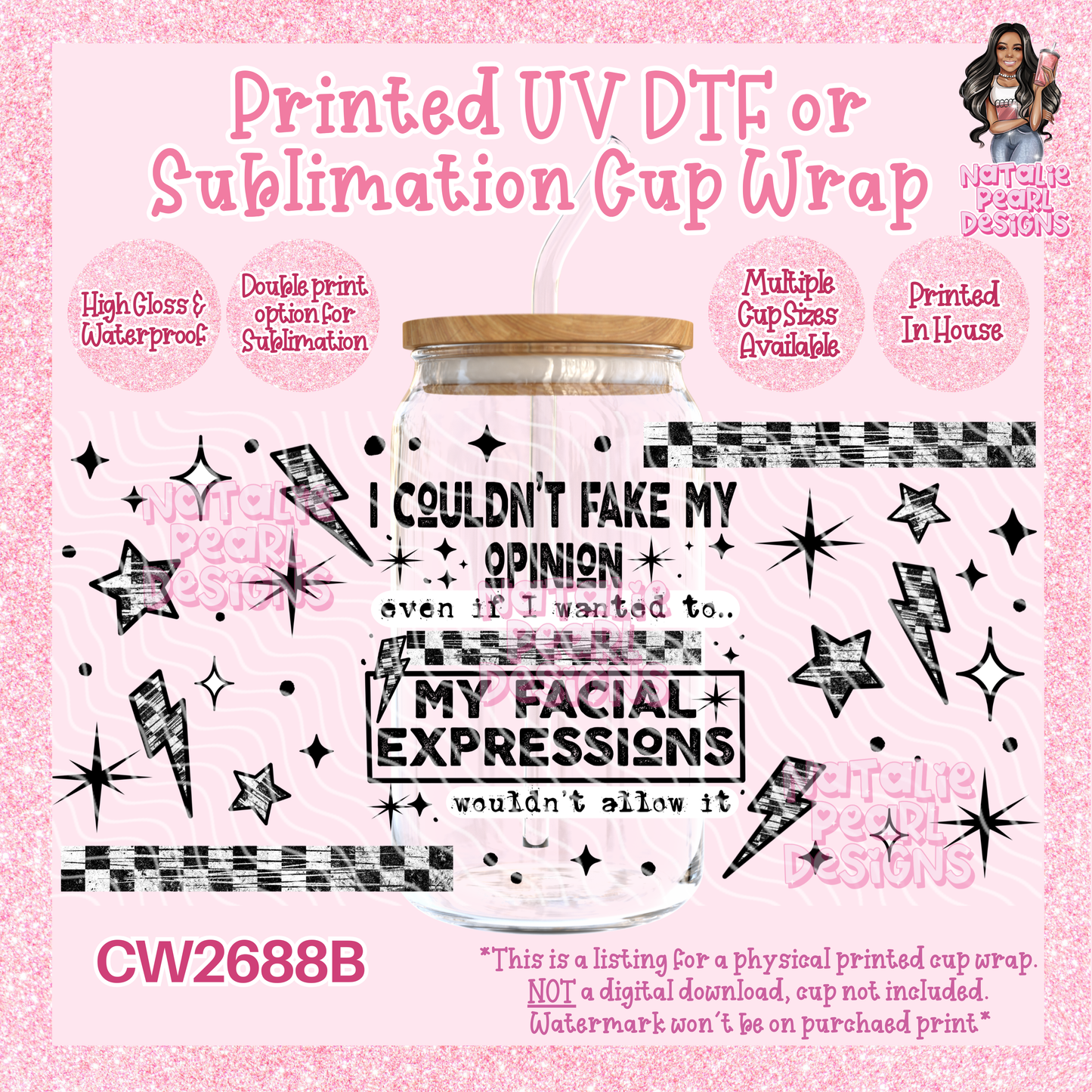 CW2688B UV DTF/SUB Cup Wraps