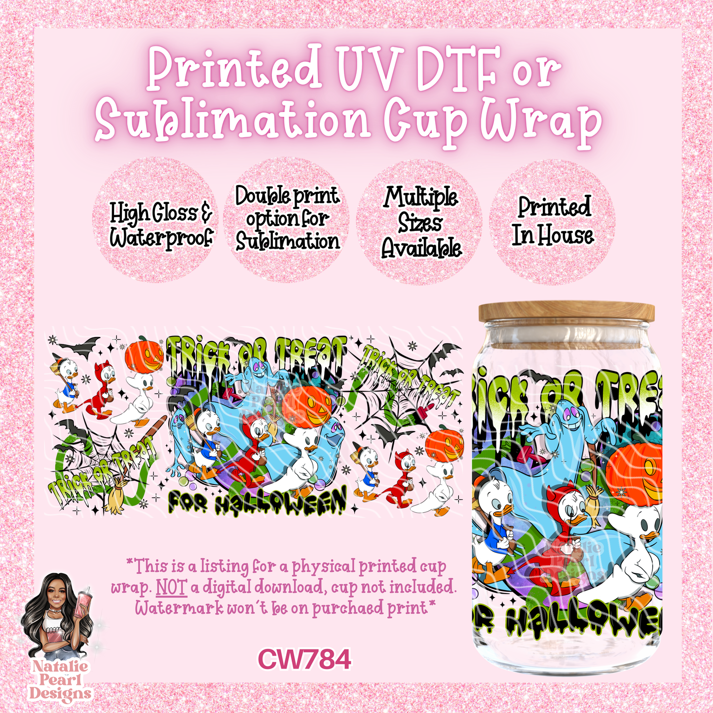 CW784 UV DTF/SUB Cup Wrap