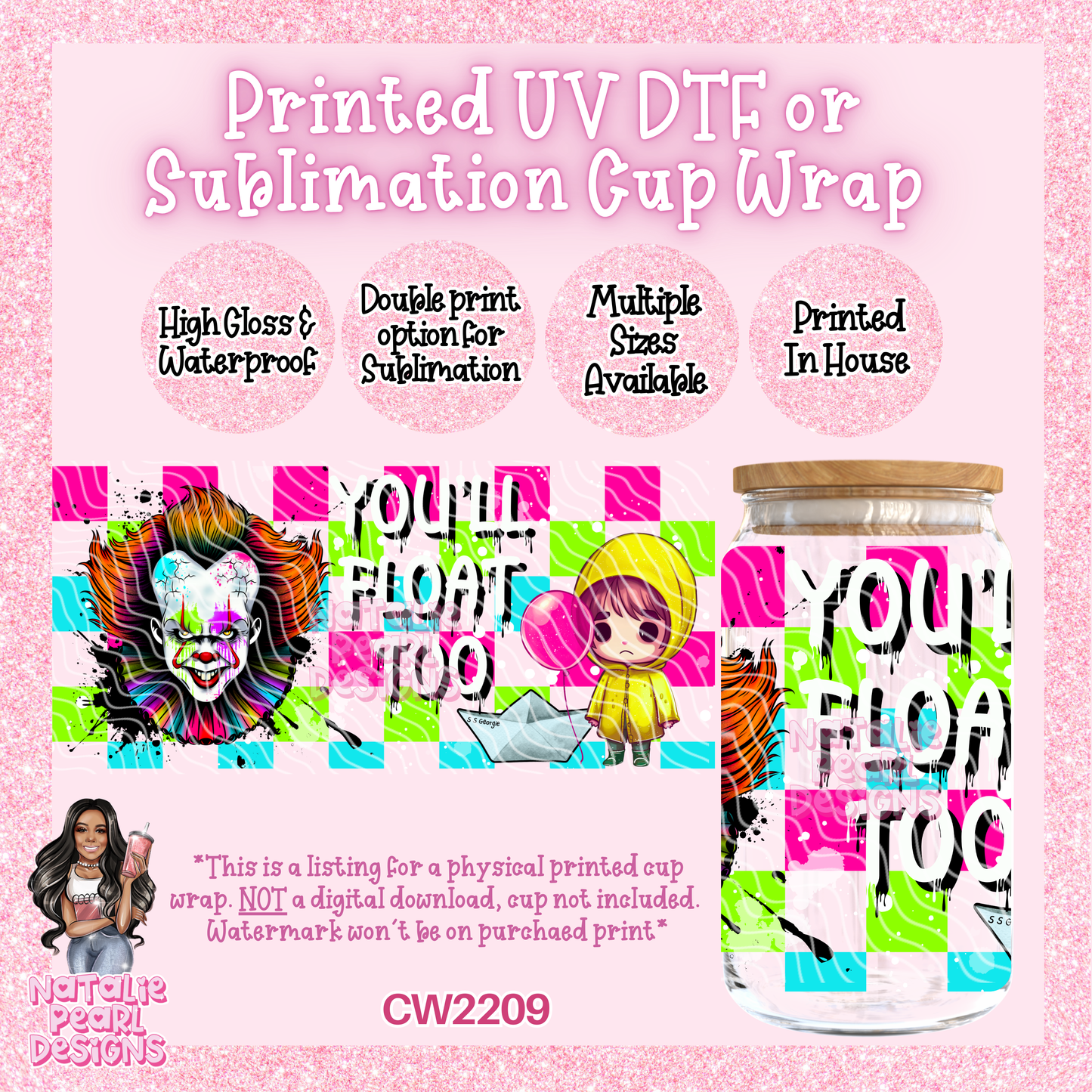 CW2209 UV DTF/SUB Cup Wraps