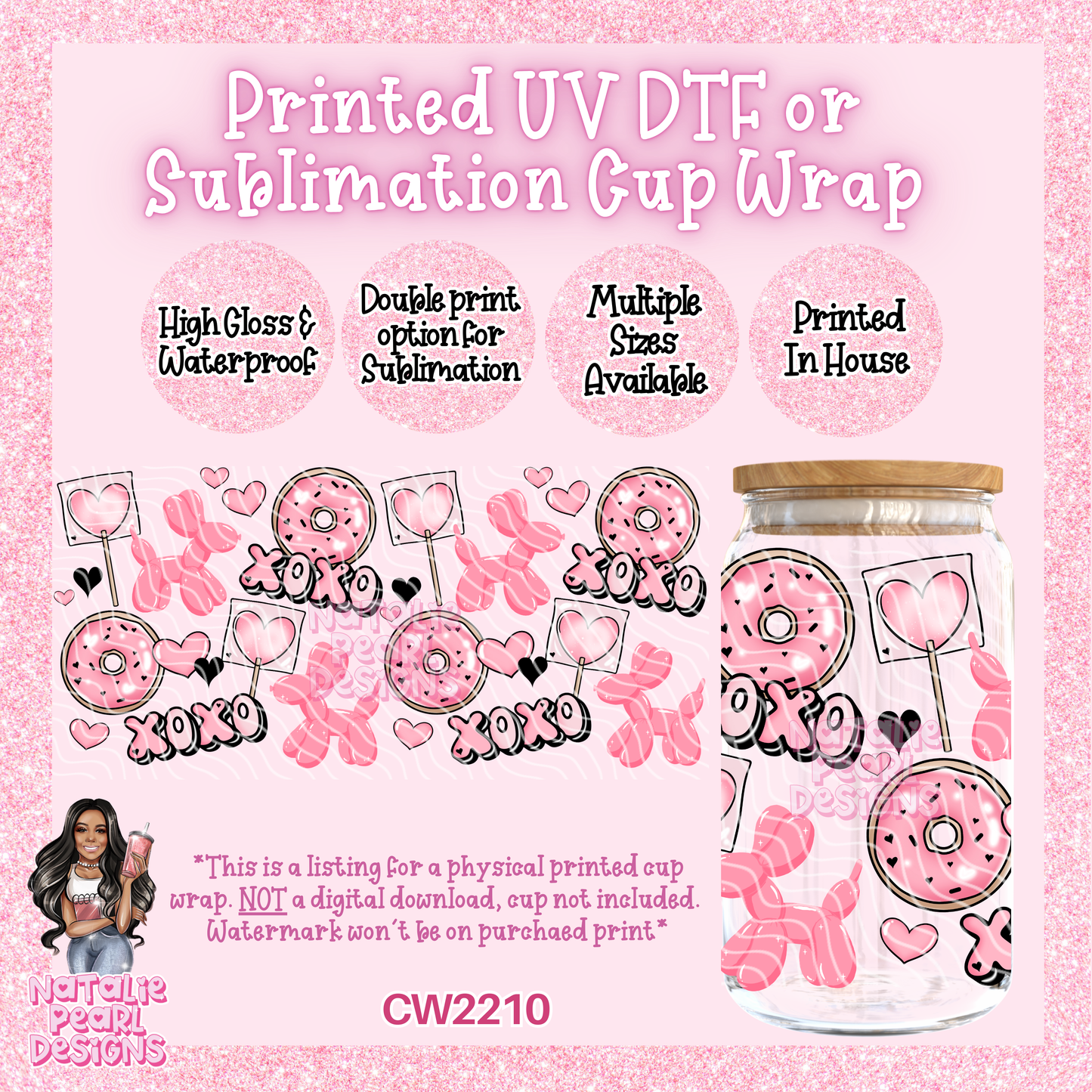 CW2210 UV DTF/SUB Cup Wraps