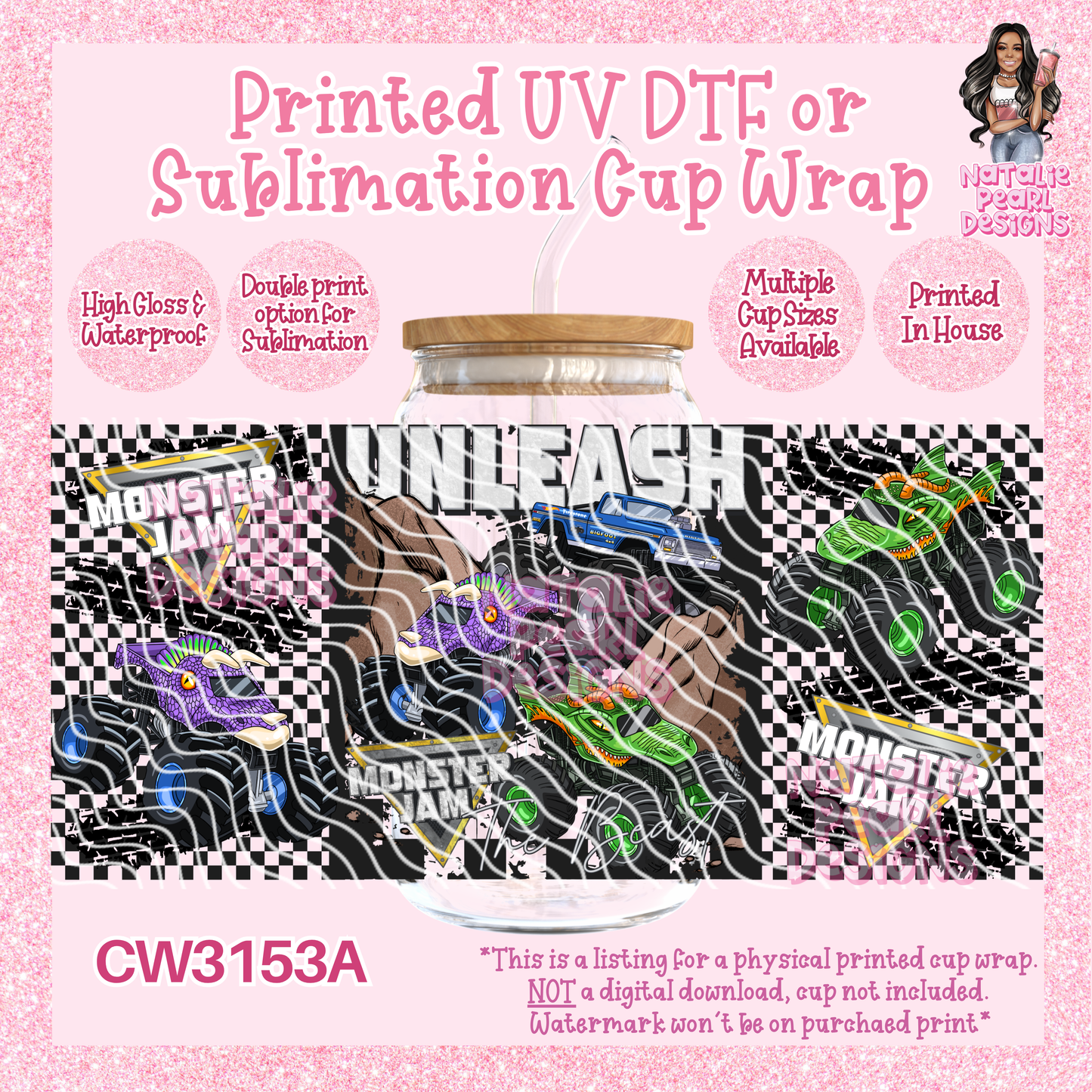CW3153A UV DTF/SUB Cup Wraps