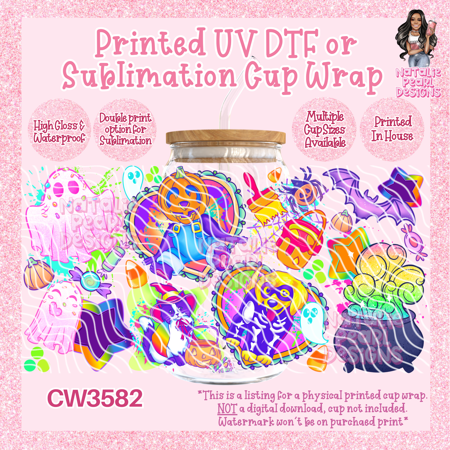 CW3582 UV DTF/SUB Cup Wraps