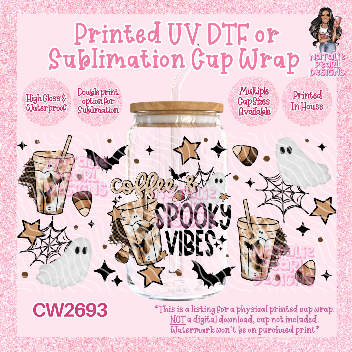 CW2693 UV DTF/SUB Cup Wraps