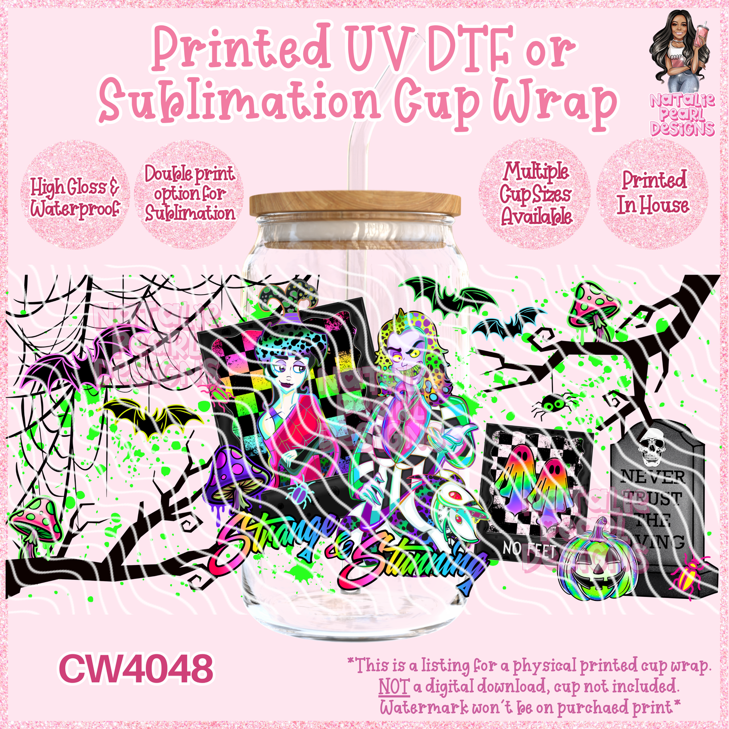 CW4048 UV DTF/SUB Cup Wraps