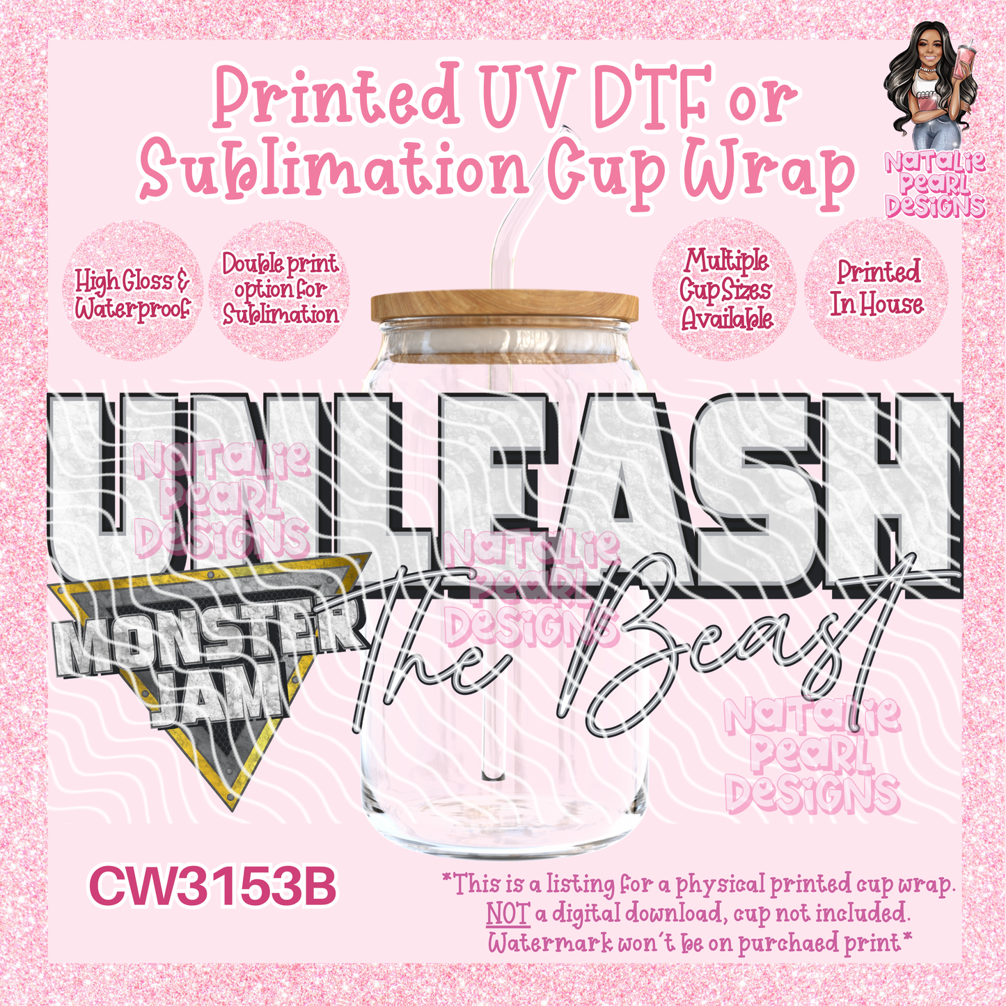 CW3153B UV DTF/SUB Cup Wraps