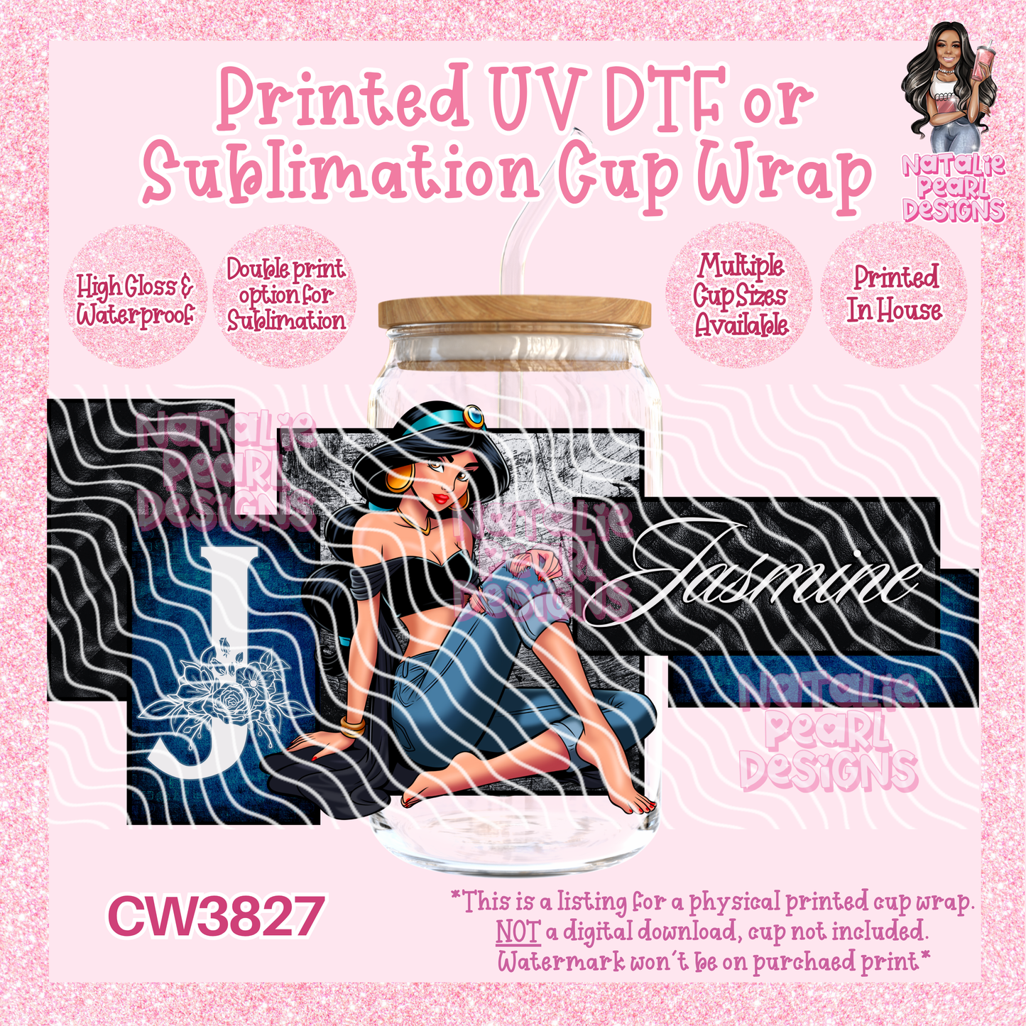 CW3827 UV DTF/SUB Cup Wraps