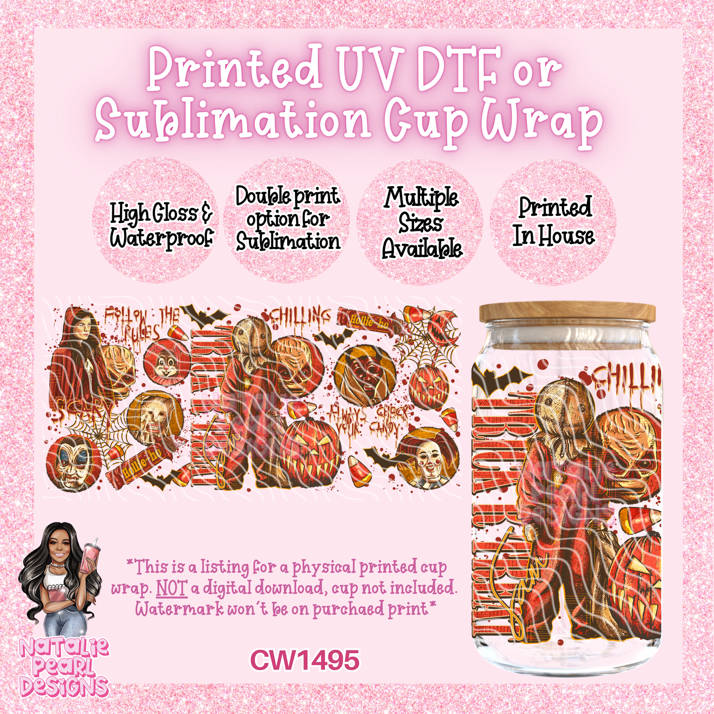 CW1495 UV DTF/SUB Cup Wrap