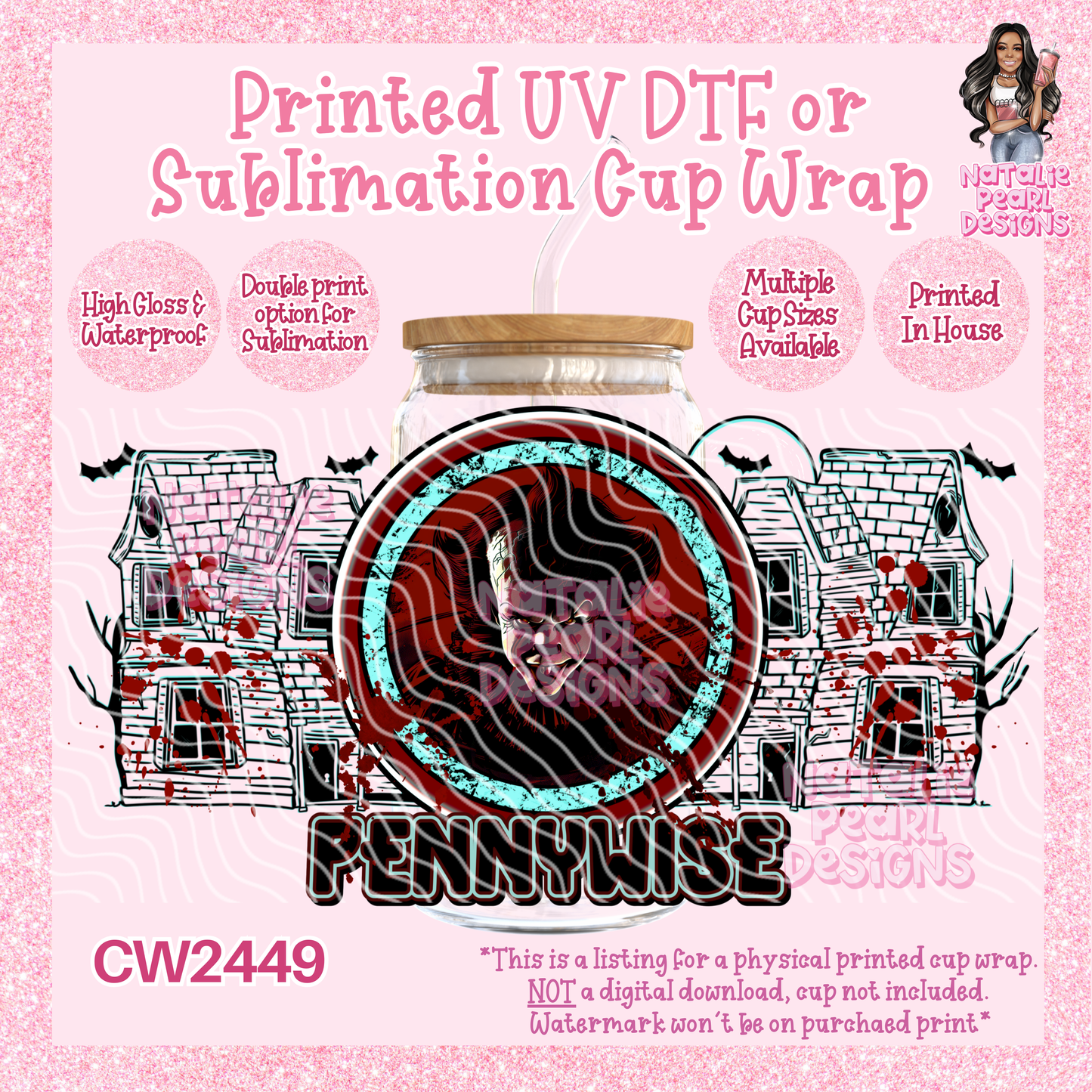 CW2449 UV DTF/SUB Cup Wraps