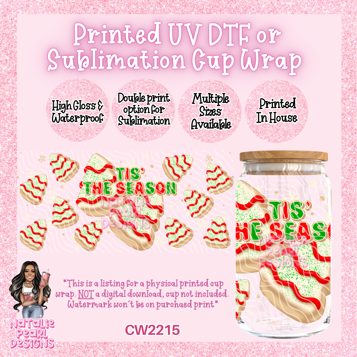 CW2215 UV DTF/SUB Cup Wraps