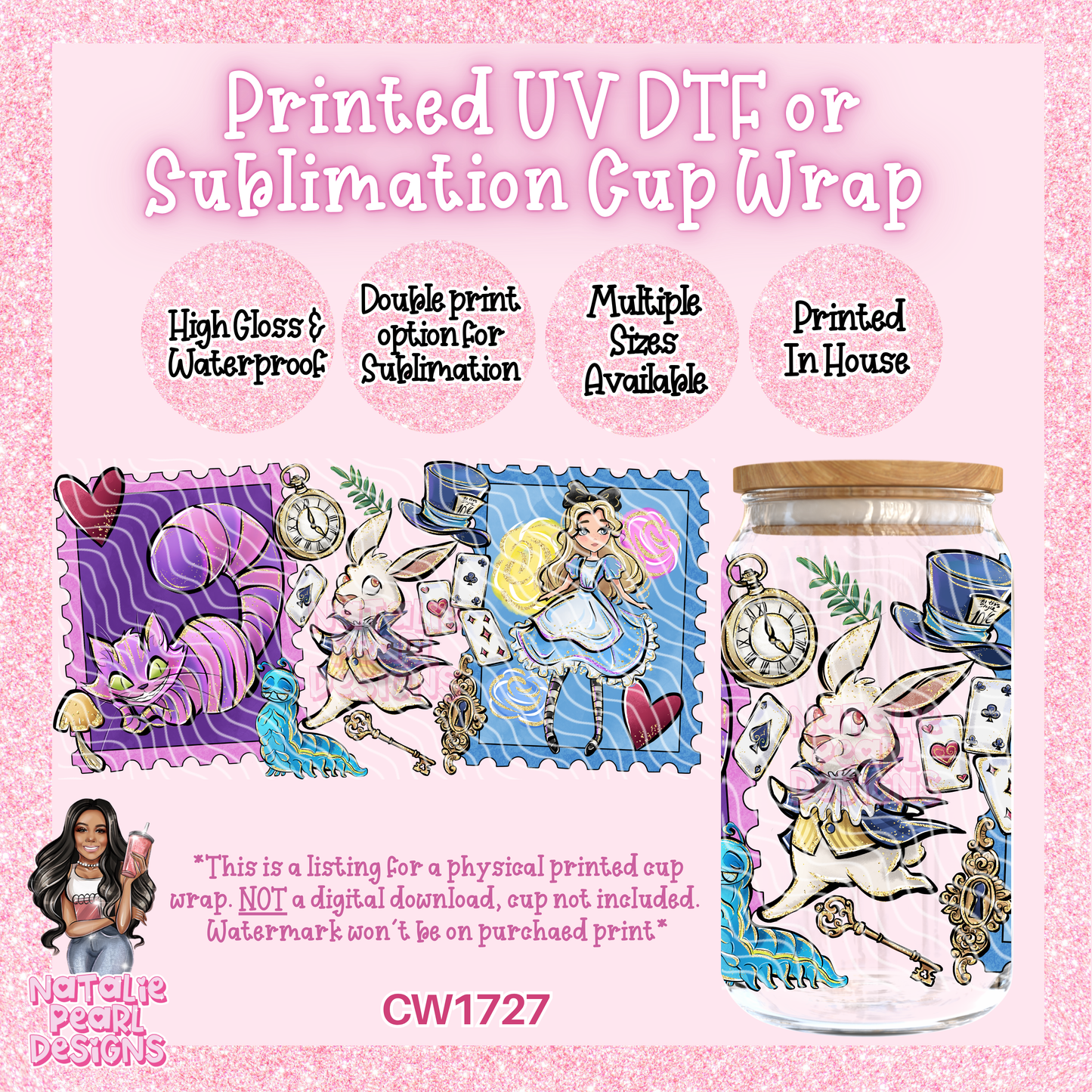 CW1727 UV DTF/SUB Cup Wraps