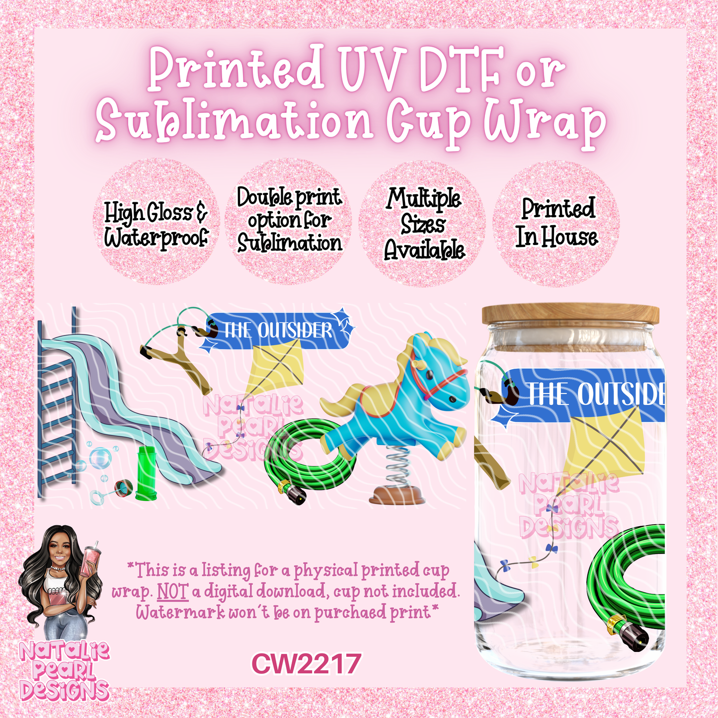 CW2217 UV DTF/SUB Cup Wraps