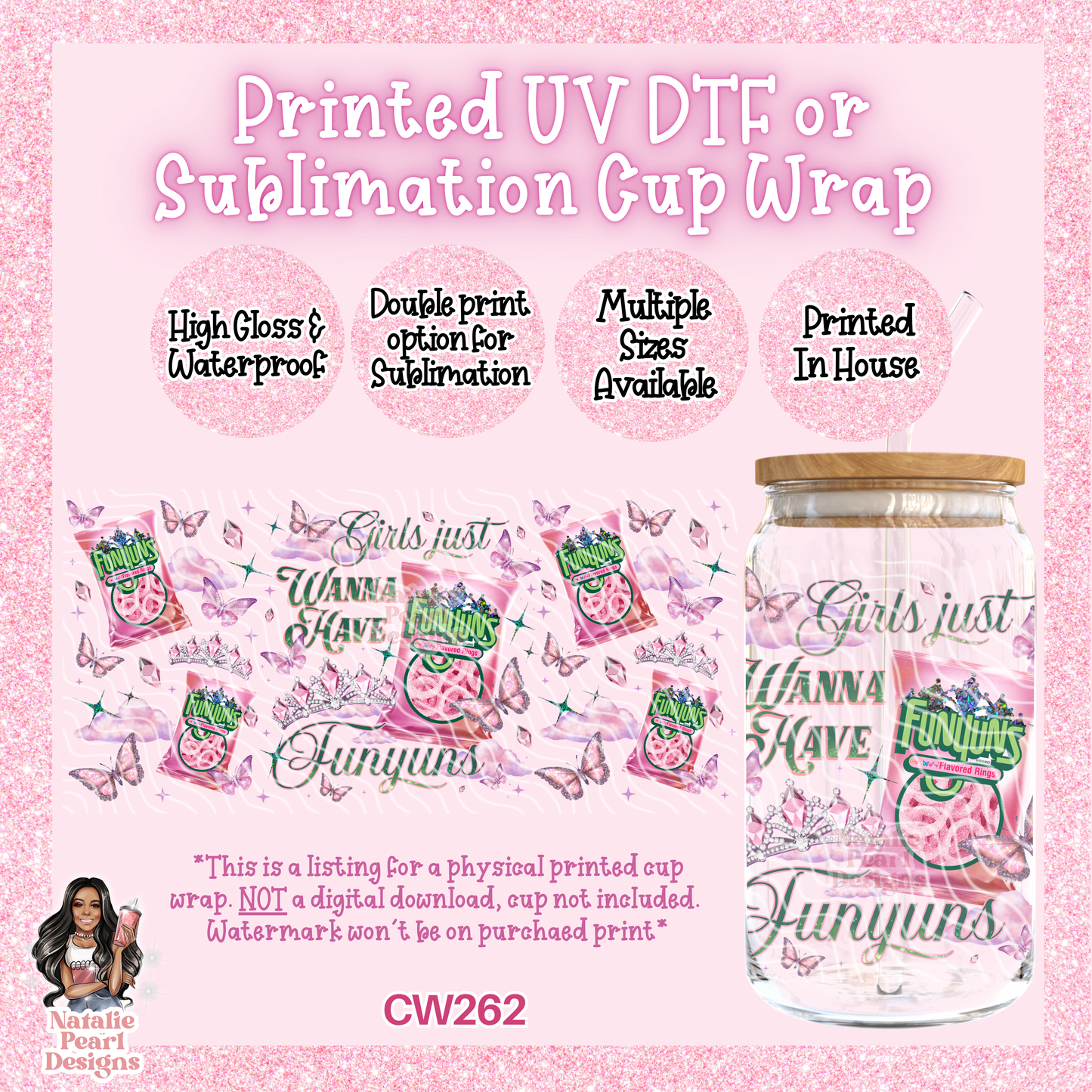 CW262 UV DTF/SUB Cup Wrap