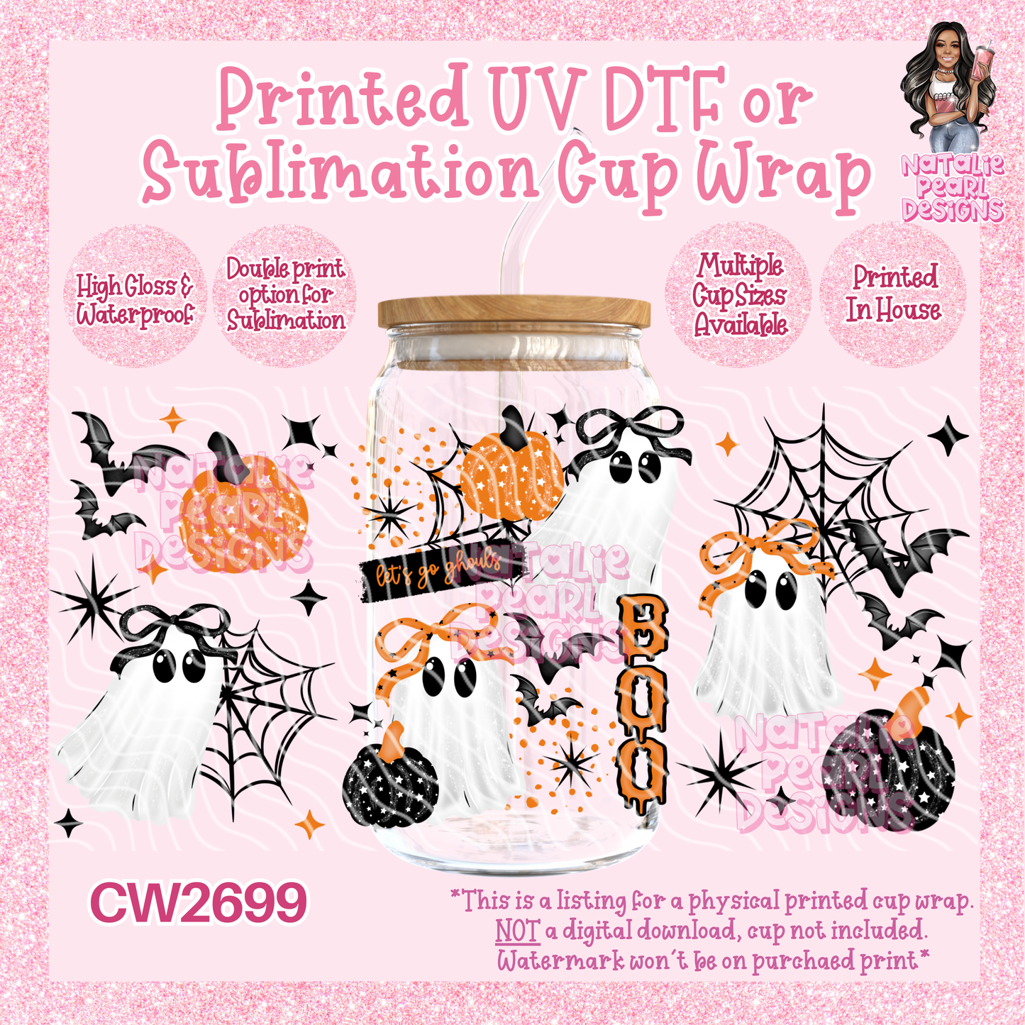 CW2699 UV DTF/SUB Cup Wraps