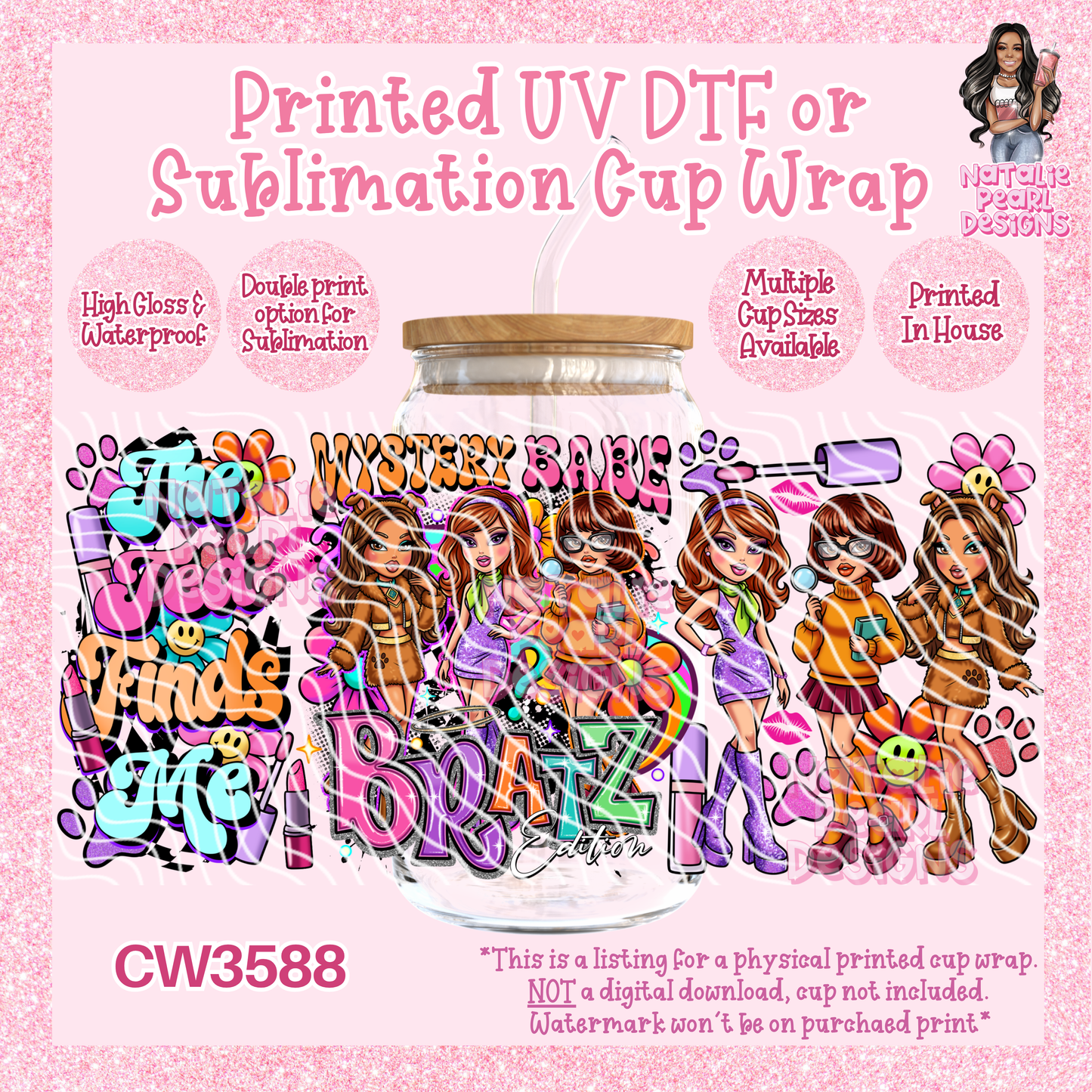 CW3588 UV DTF/SUB Cup Wraps