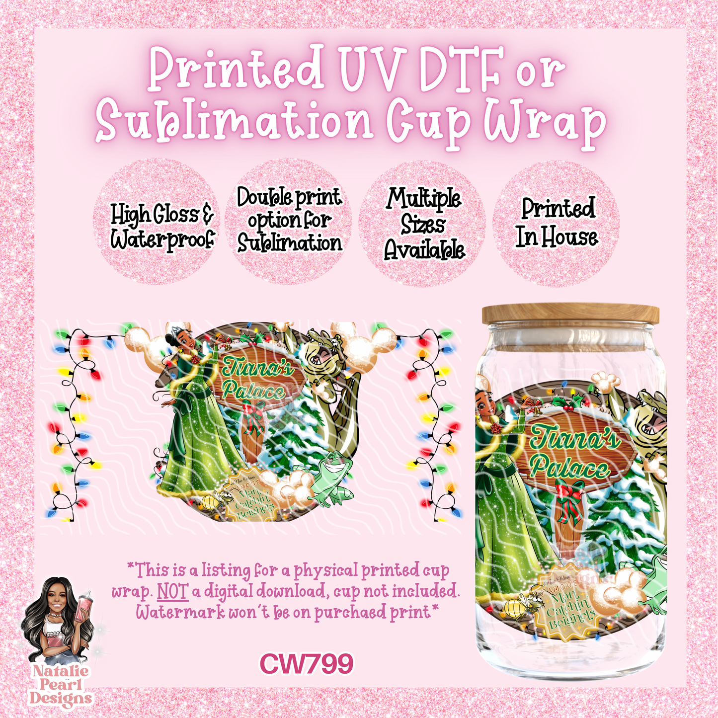 CW799 UV DTF/SUB Cup Wrap