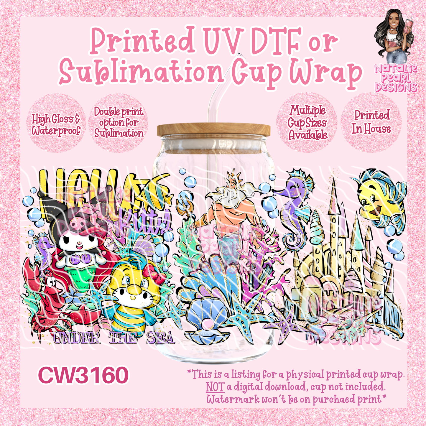 CW3160 UV DTF/SUB Cup Wraps