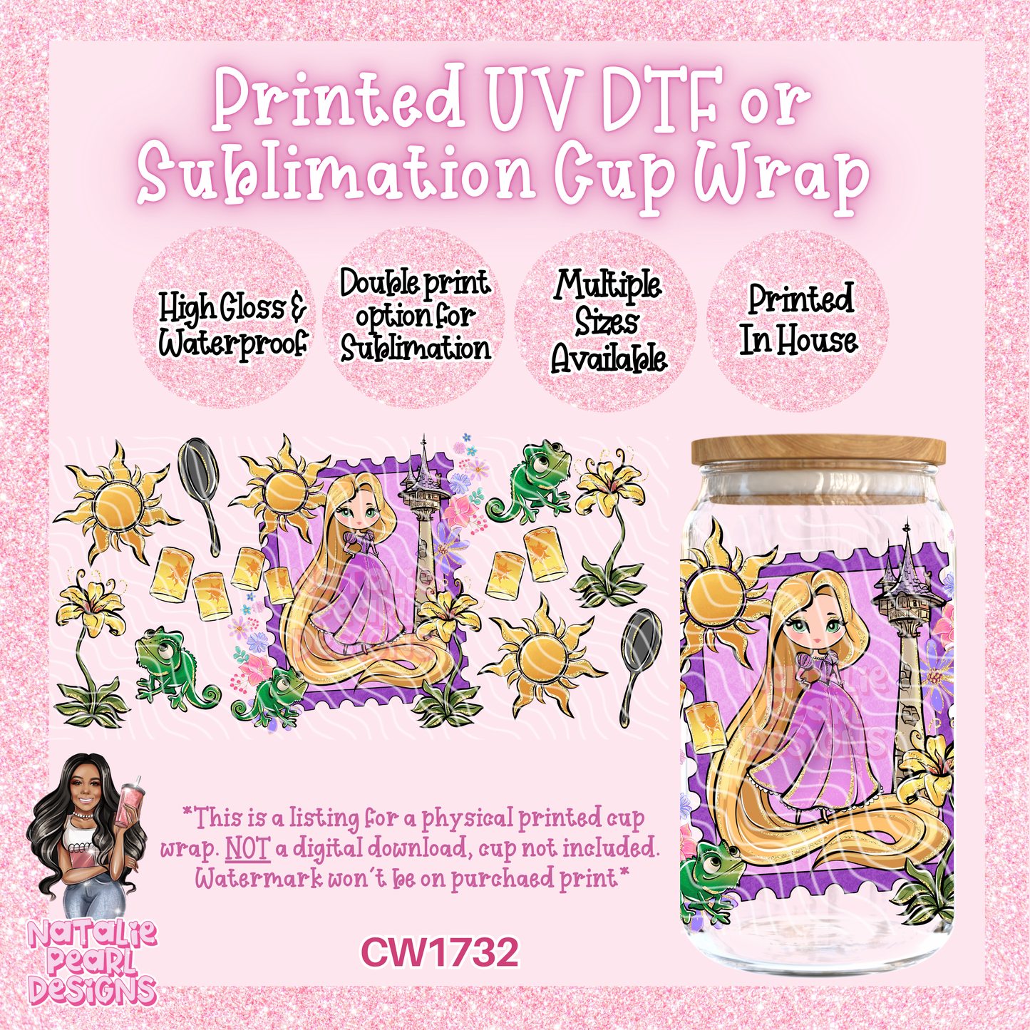 CW1732 UV DTF/SUB Cup Wraps