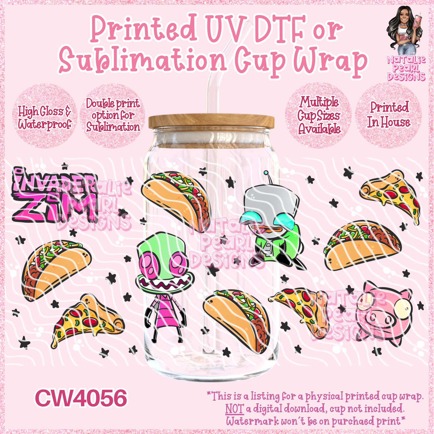 CW4056 UV DTF/SUB Cup Wraps