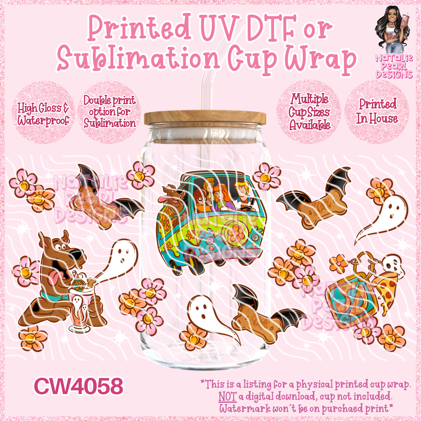 CW4058 UV DTF/SUB Cup Wraps