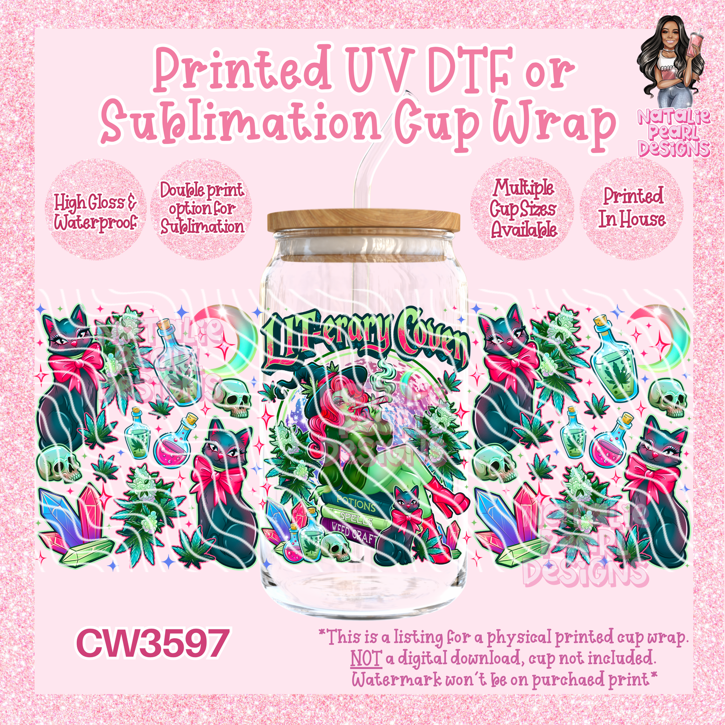 CW3597 UV DTF/SUB Cup Wraps