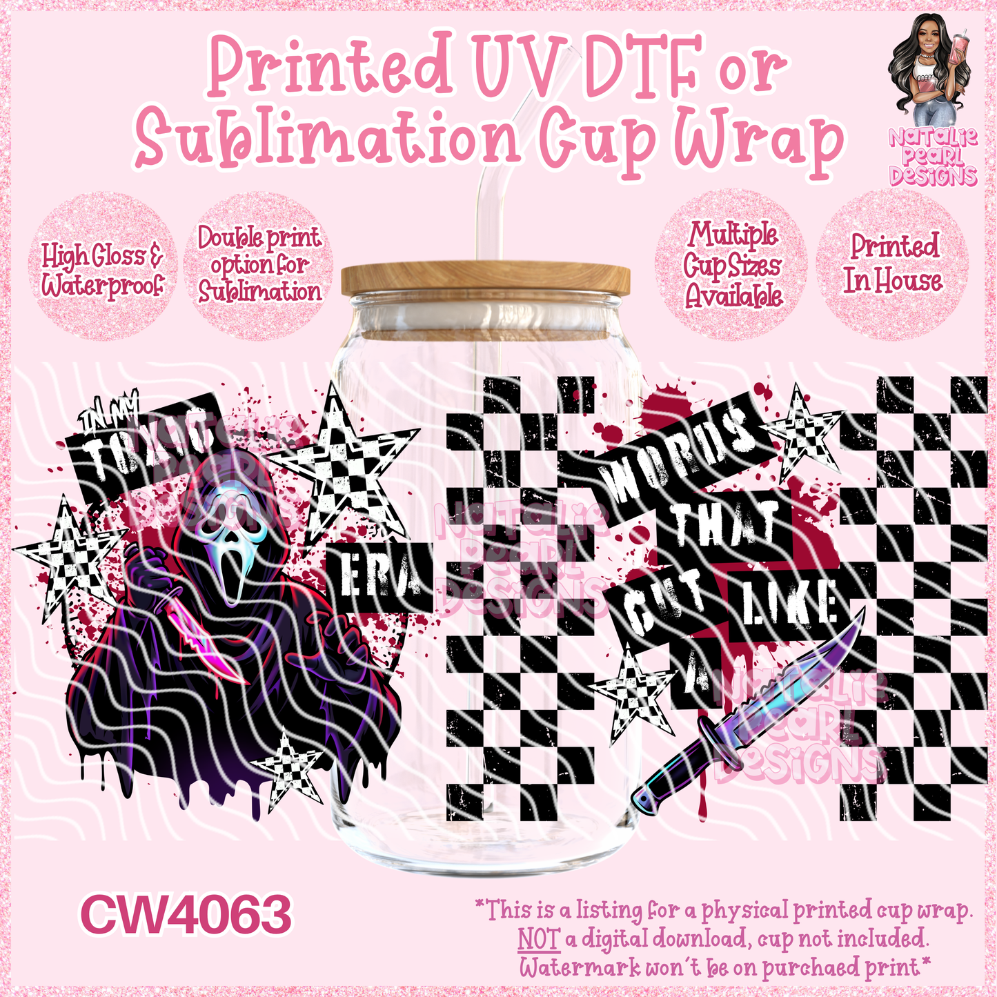 CW4063 UV DTF/SUB Cup Wraps