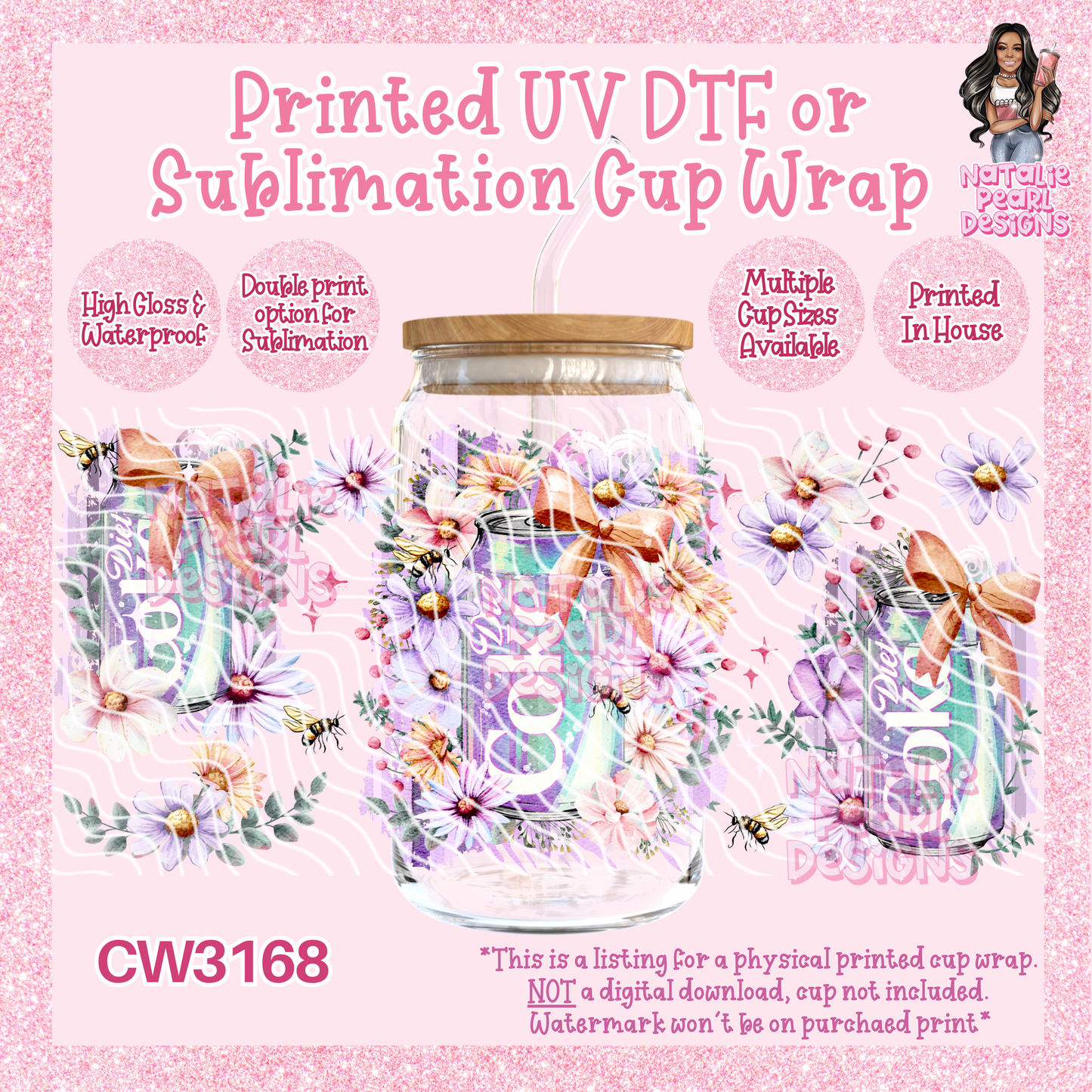 CW3168 UV DTF/SUB Cup Wraps