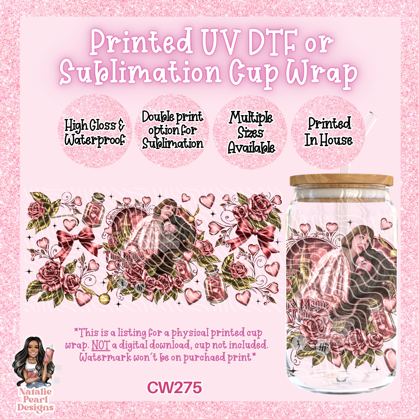 CW275 UV DTF/SUB Cup Wrap