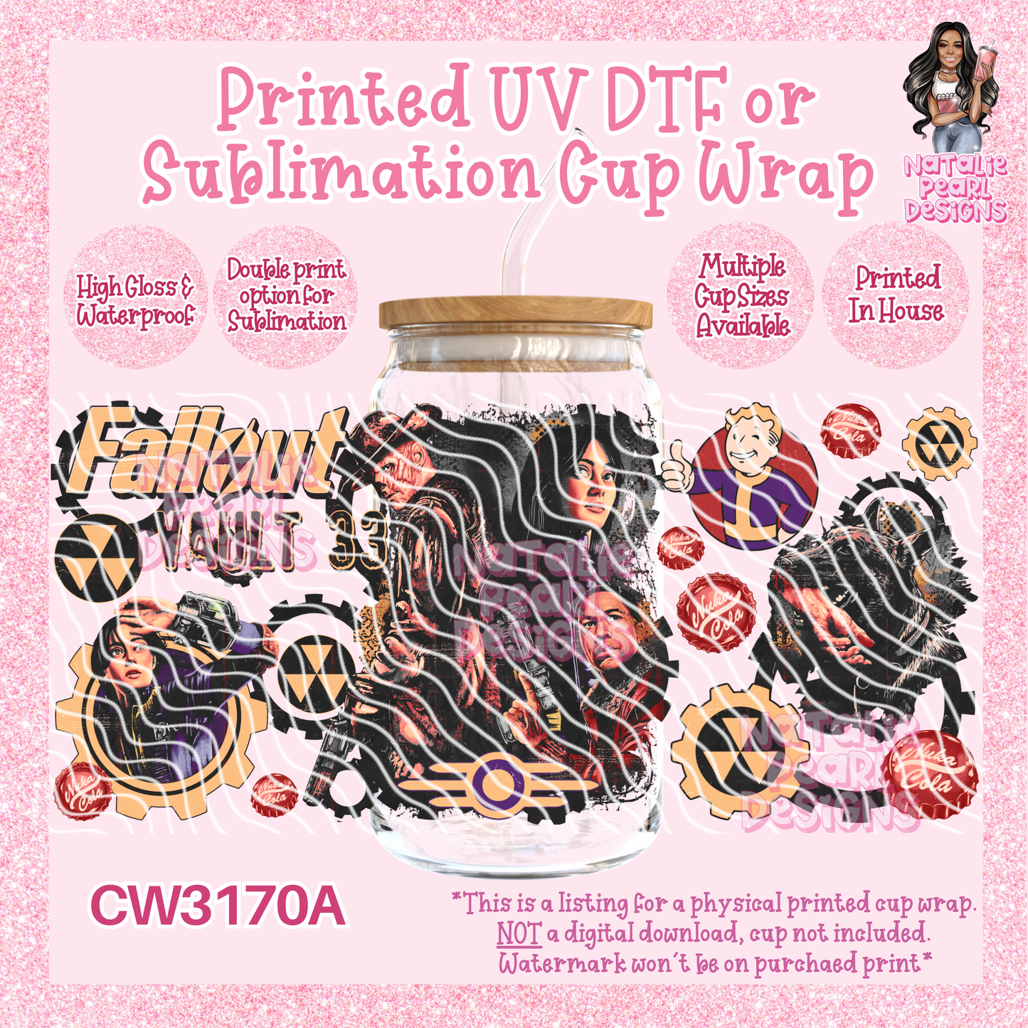 CW3170A UV DTF/SUB Cup Wraps