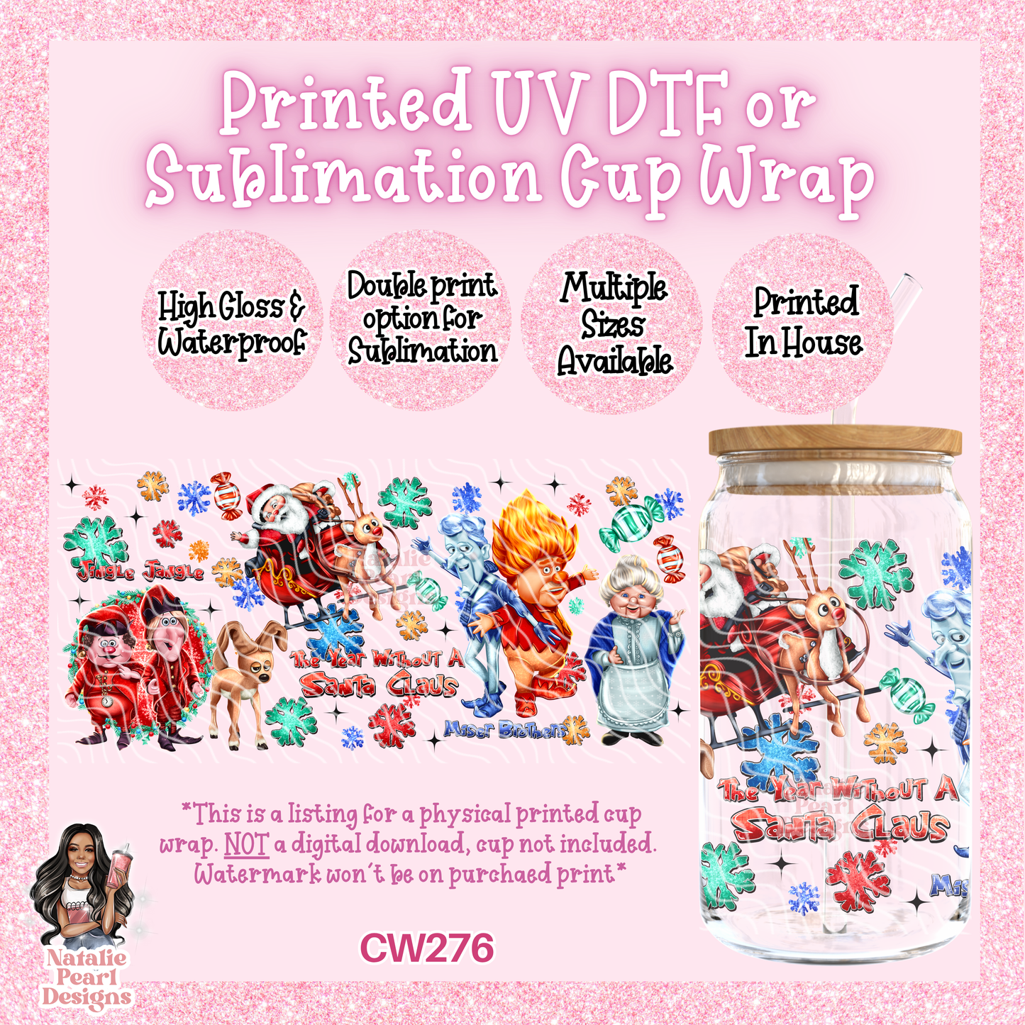 CW276 UV DTF/SUB Cup Wrap