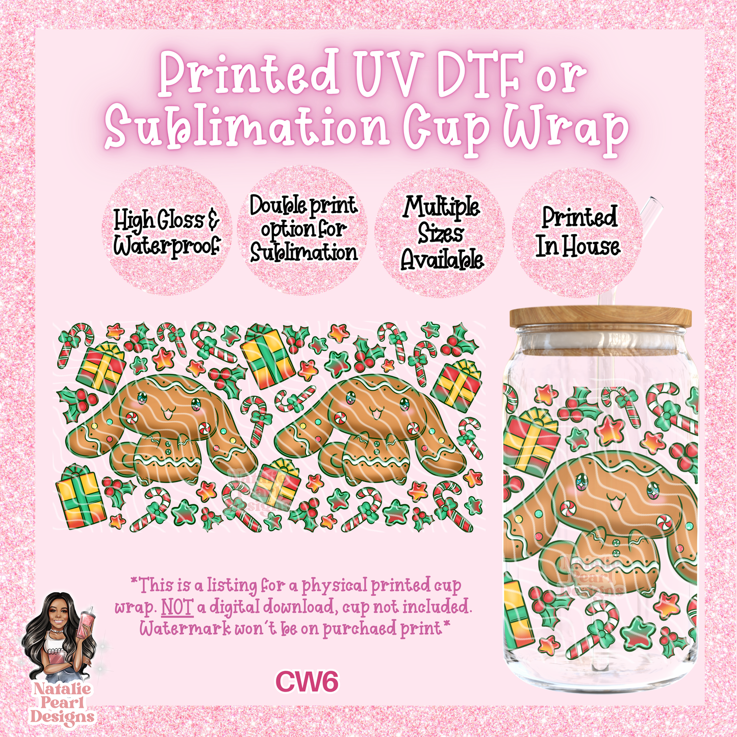 CW6 UV DTF/SUB Cup Wrap
