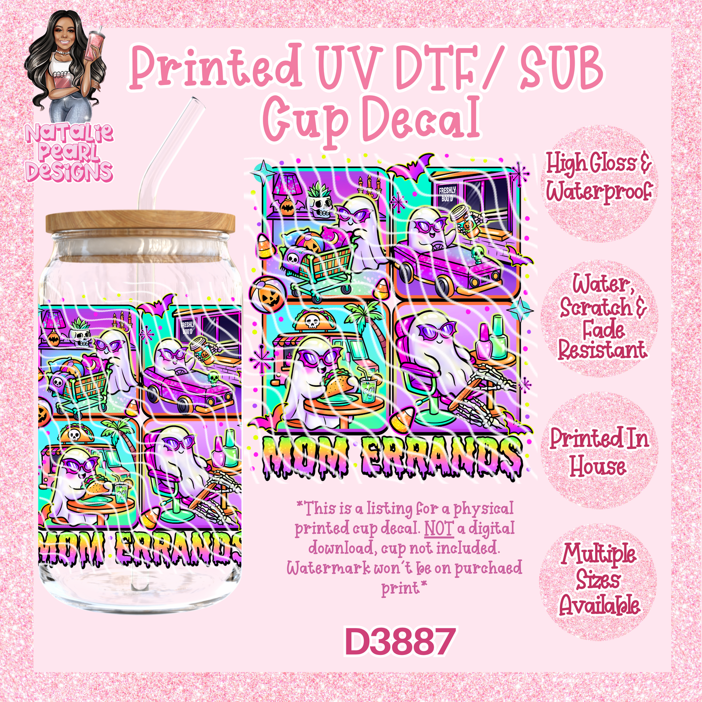 D3887 UV DTF/Sub Decal