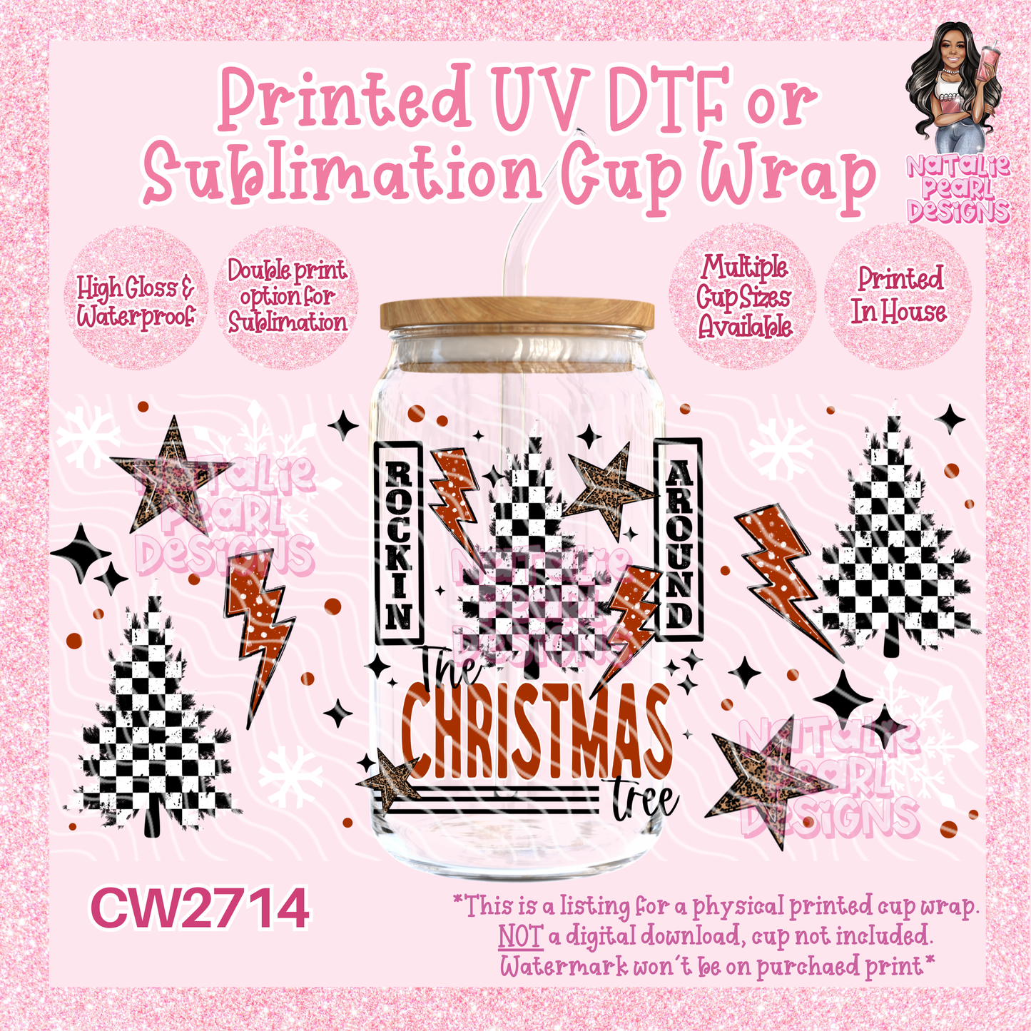 CW2714 UV DTF/SUB Cup Wraps