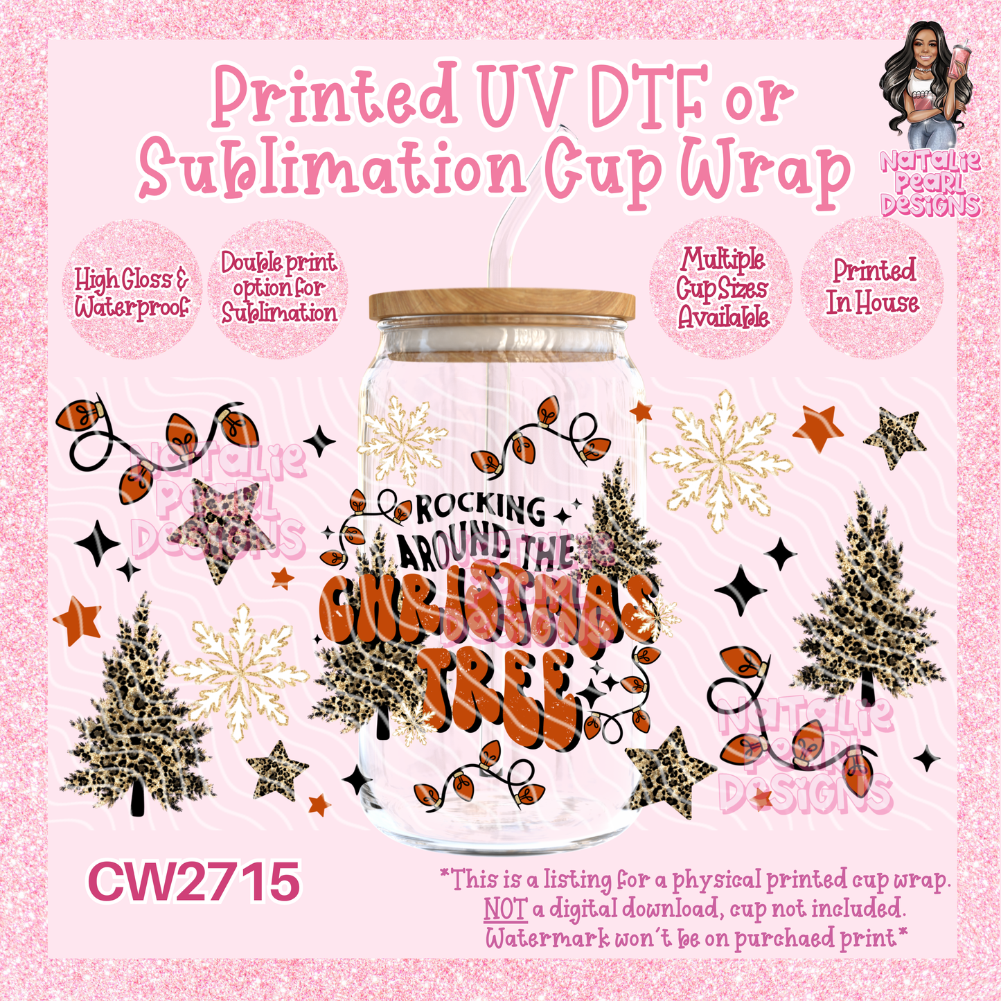 CW2715 UV DTF/SUB Cup Wraps