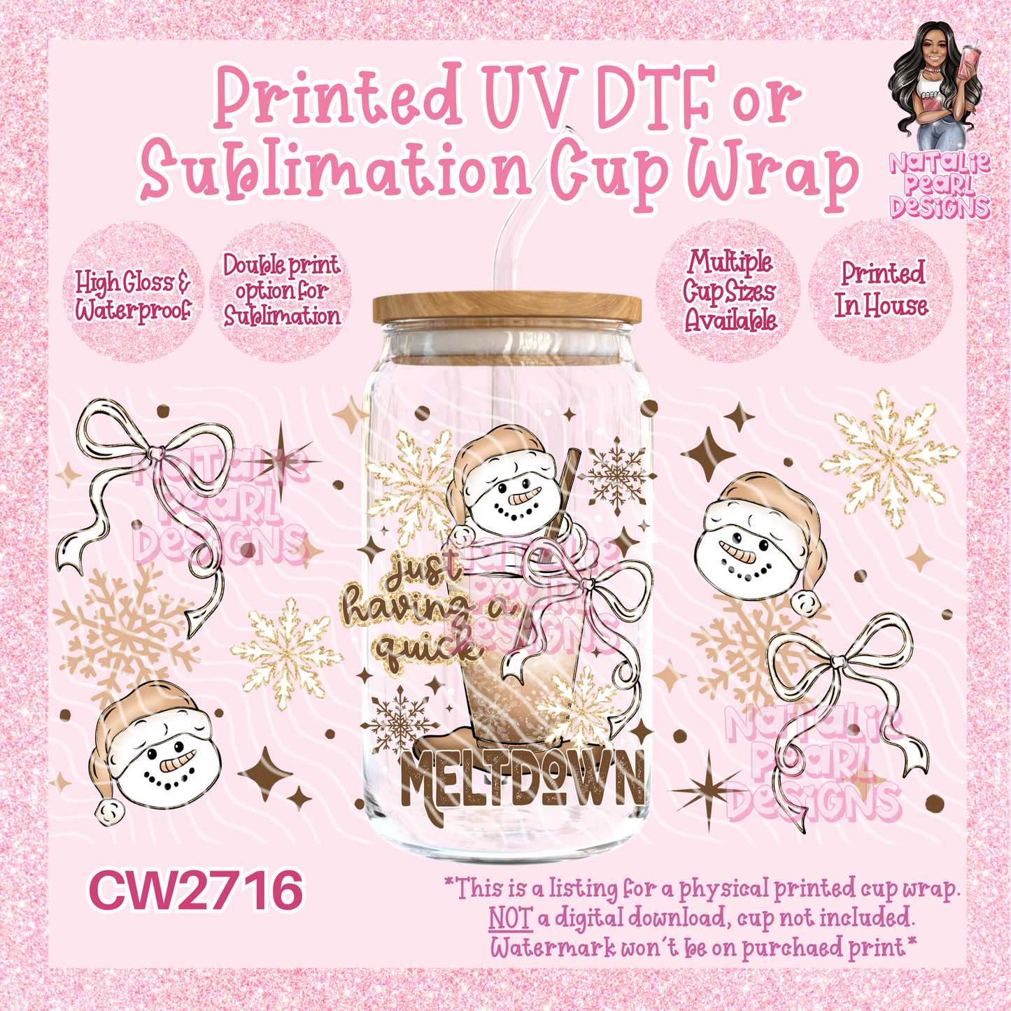 CW2716 UV DTF/SUB Cup Wraps