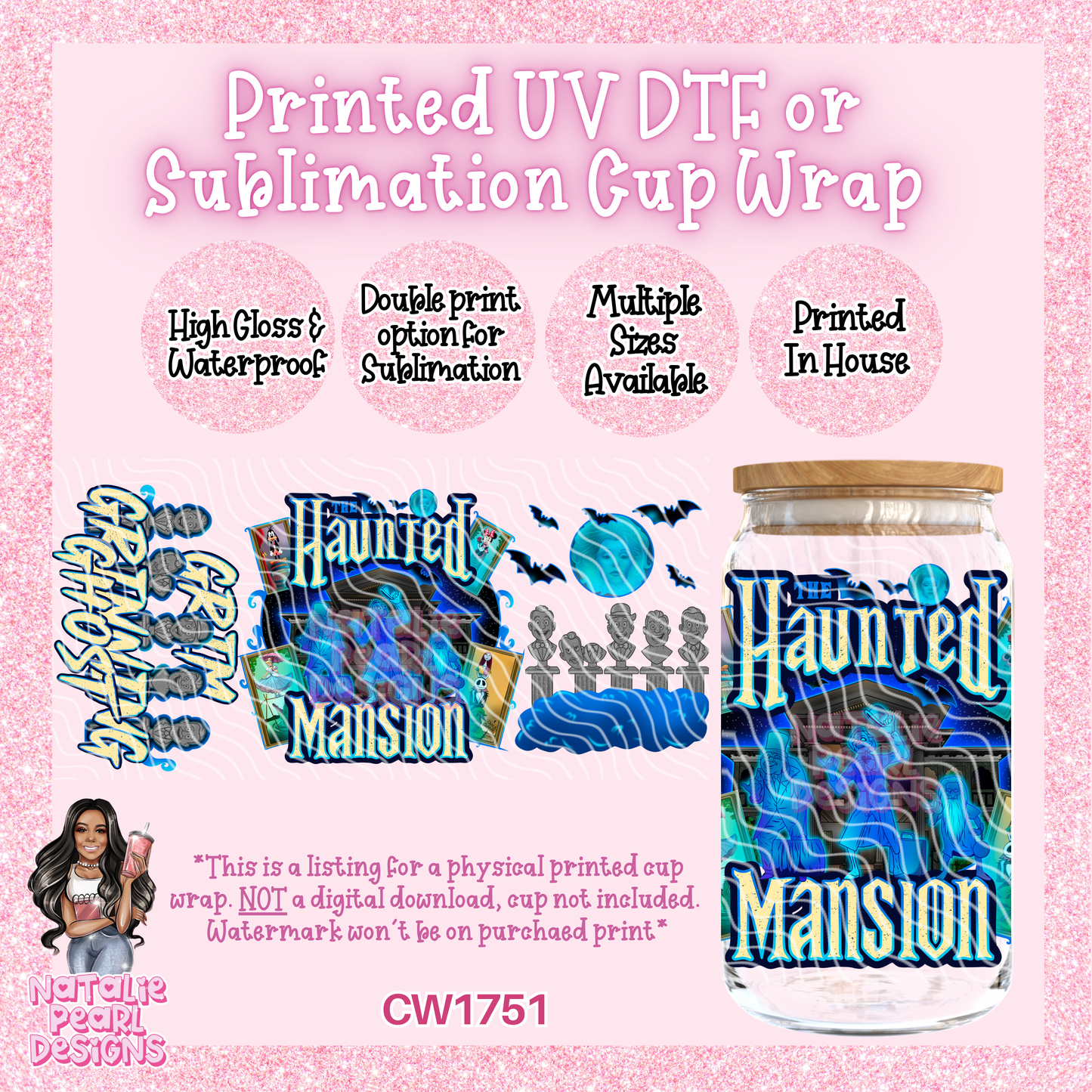 CW1751 UV DTF/SUB Cup Wraps