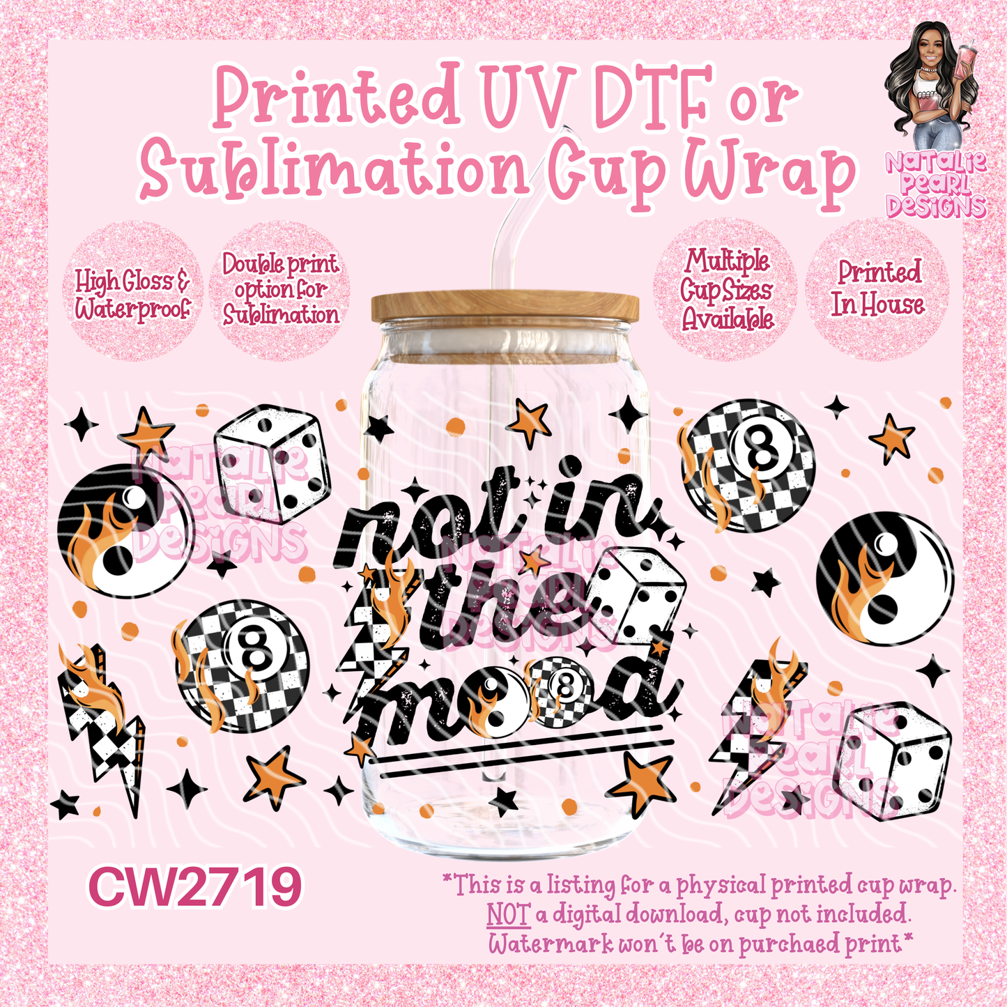 CW2719 UV DTF/SUB Cup Wraps