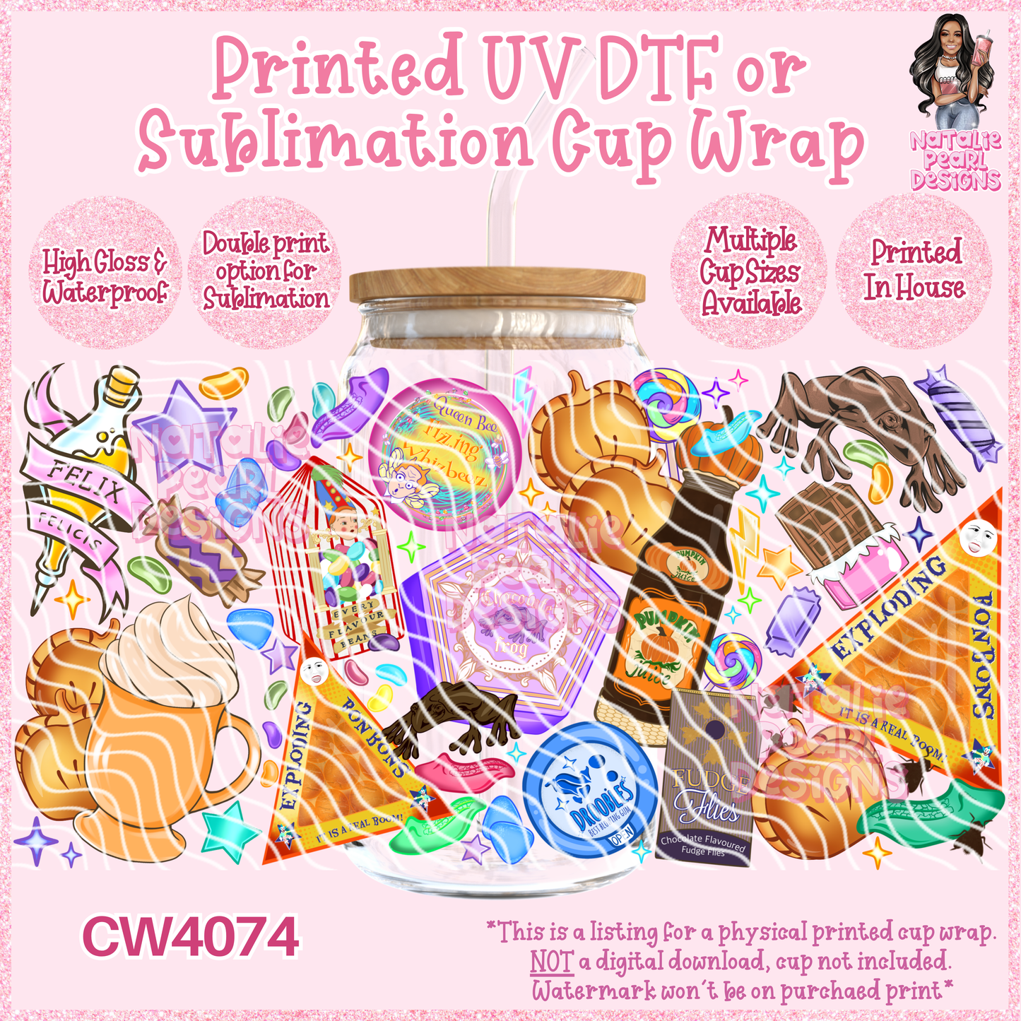 CW4074 UV DTF/SUB Cup Wraps