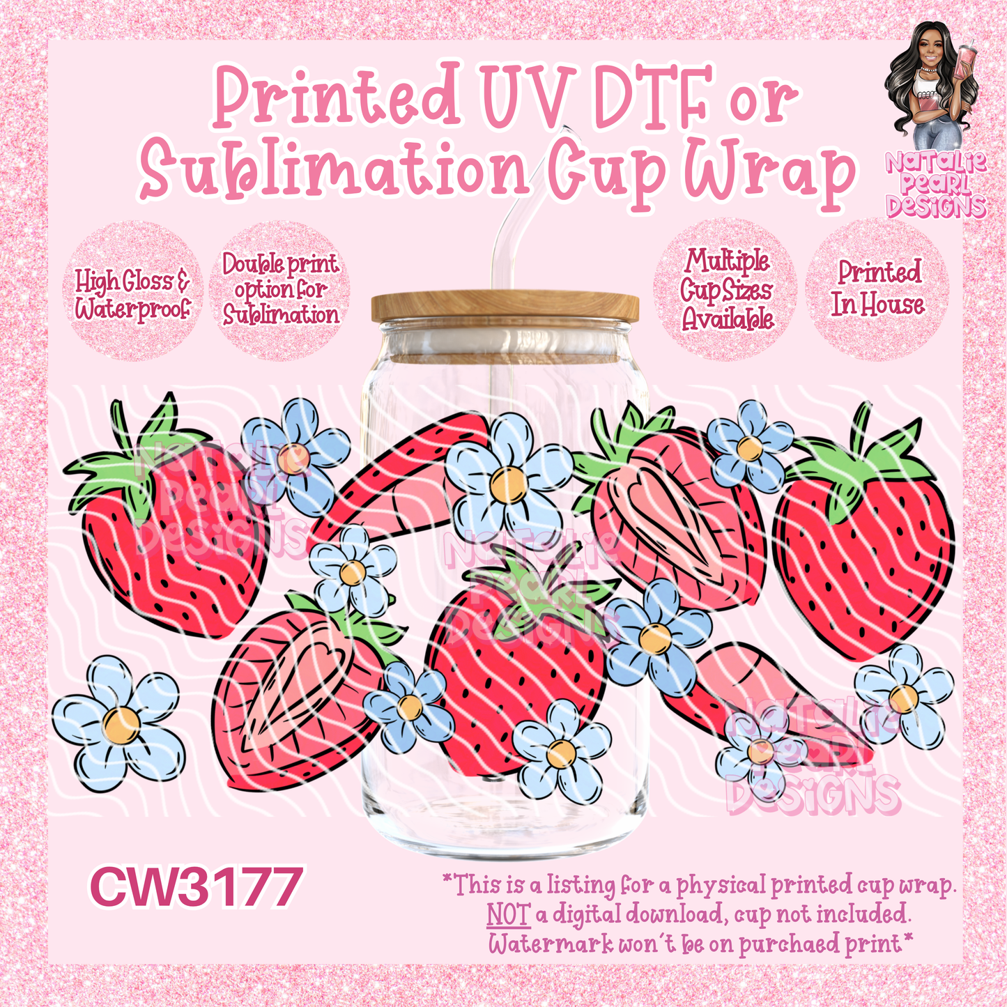 CW3177 UV DTF/SUB Cup Wraps