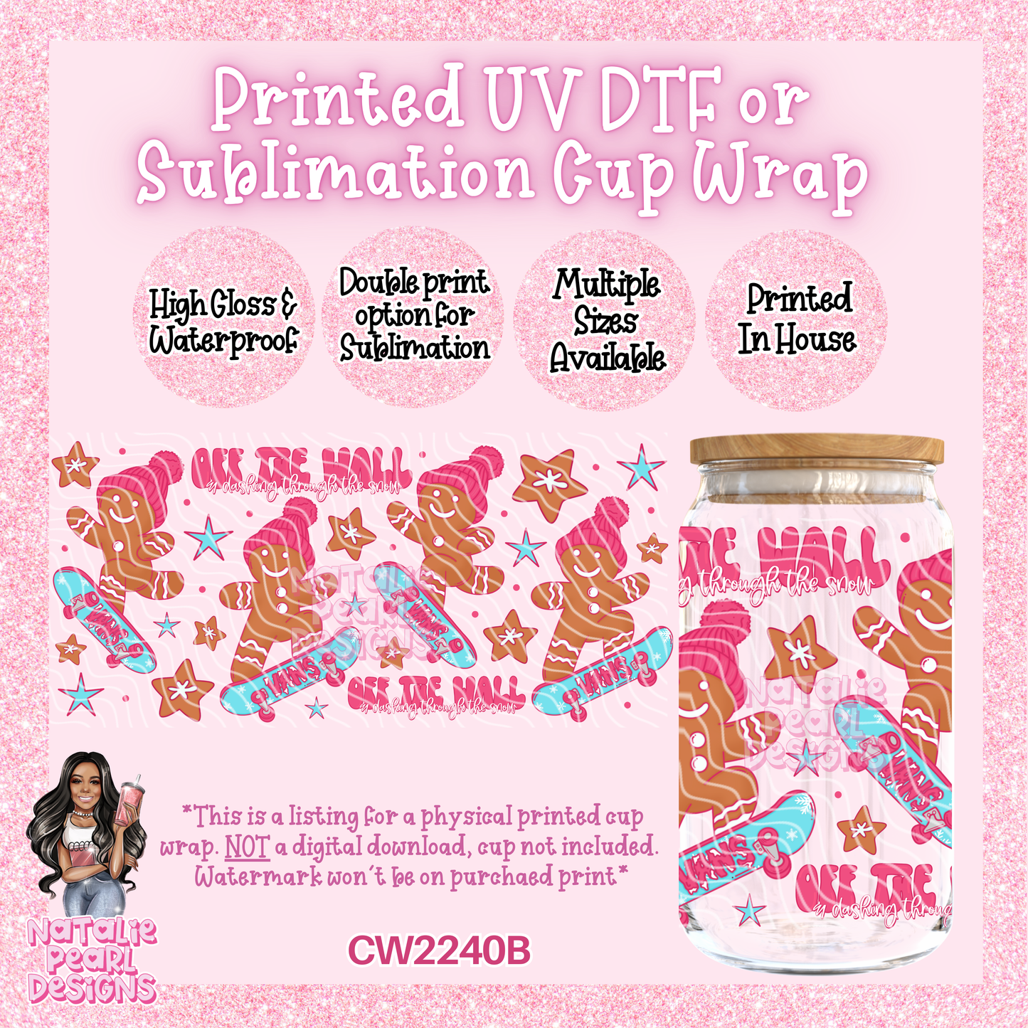 CW2240B UV DTF/SUB Cup Wraps