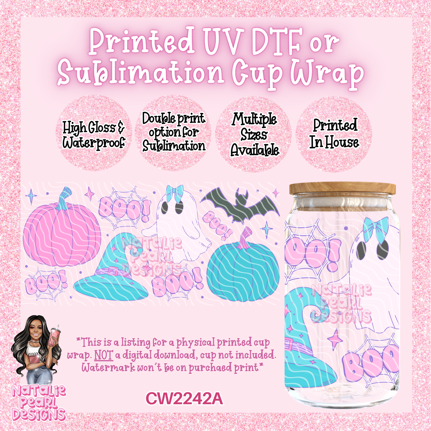 CW2242A UV DTF/SUB Cup Wraps