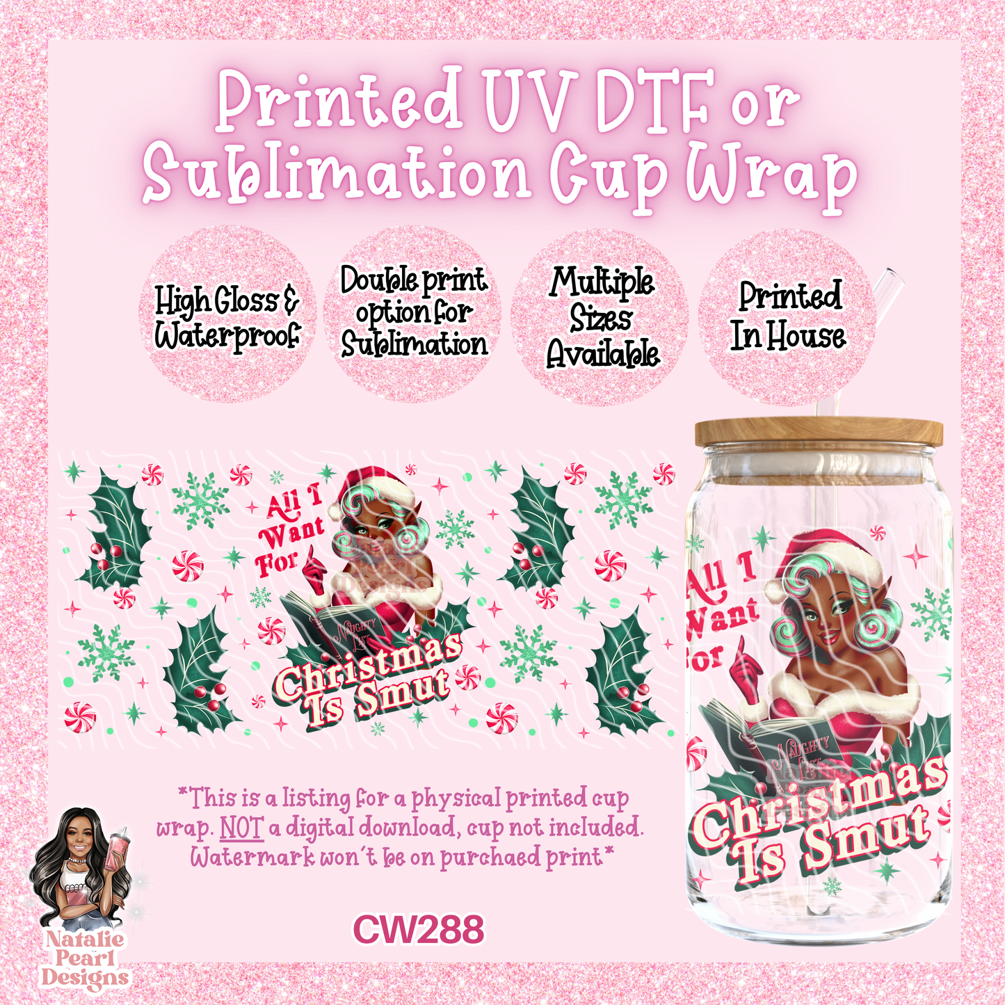 CW288 UV DTF/SUB Cup Wrap