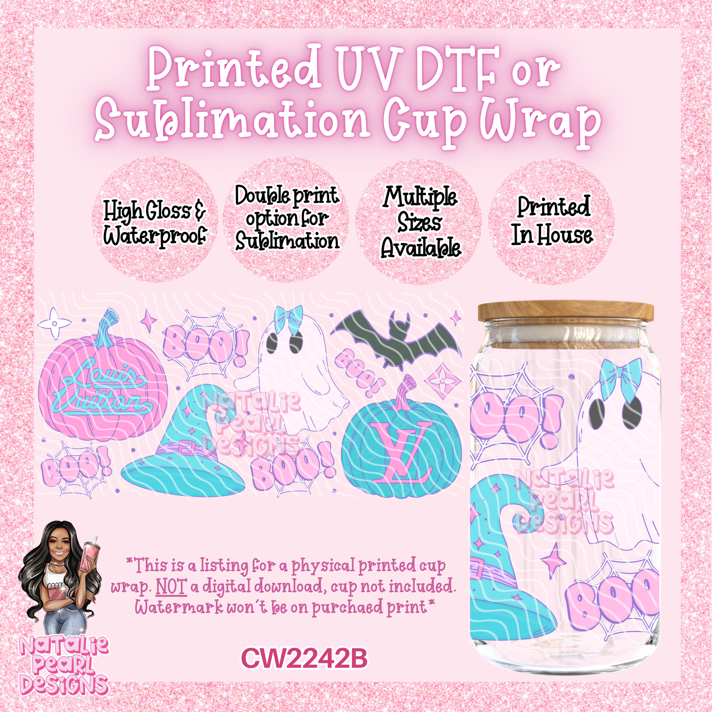 CW2242B UV DTF/SUB Cup Wraps