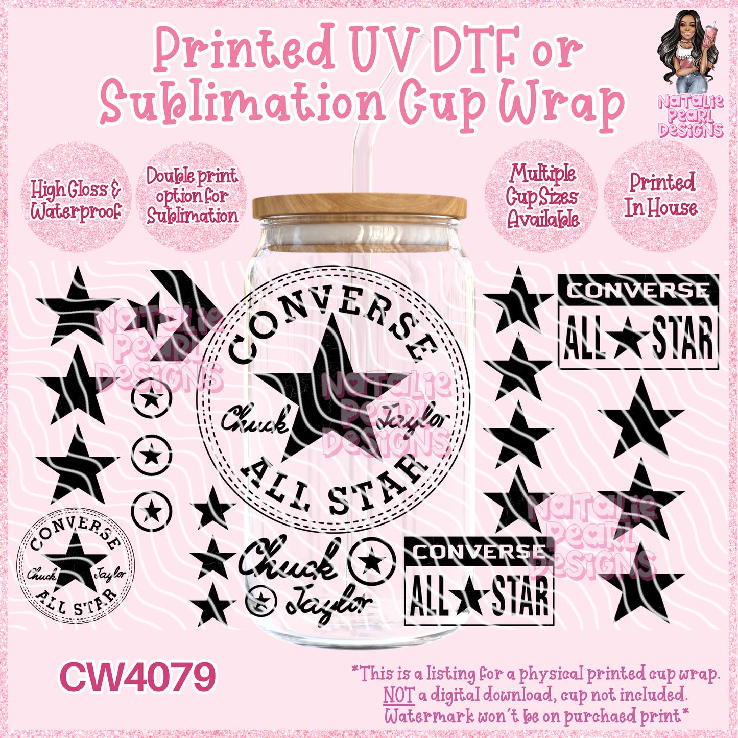 CW4079 UV DTF/SUB Cup Wraps