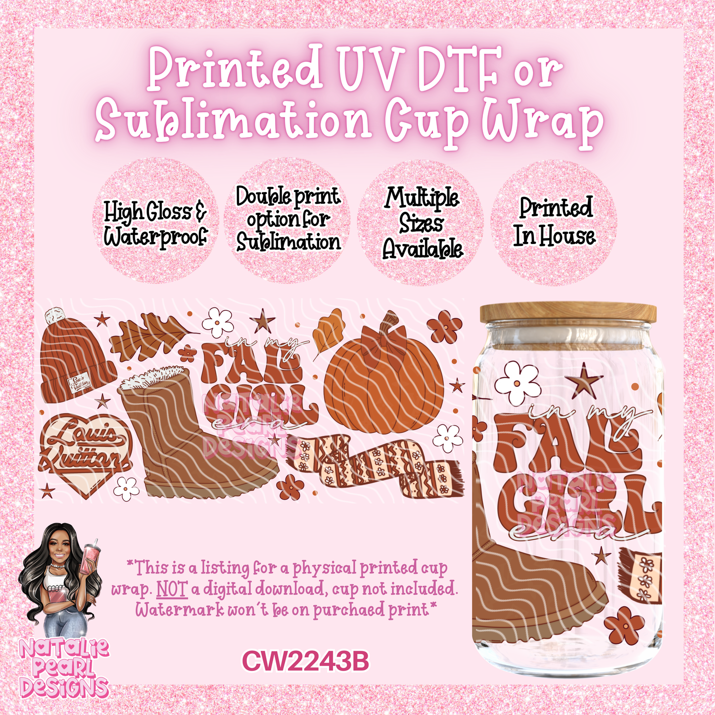 CW2243B UV DTF/SUB Cup Wraps