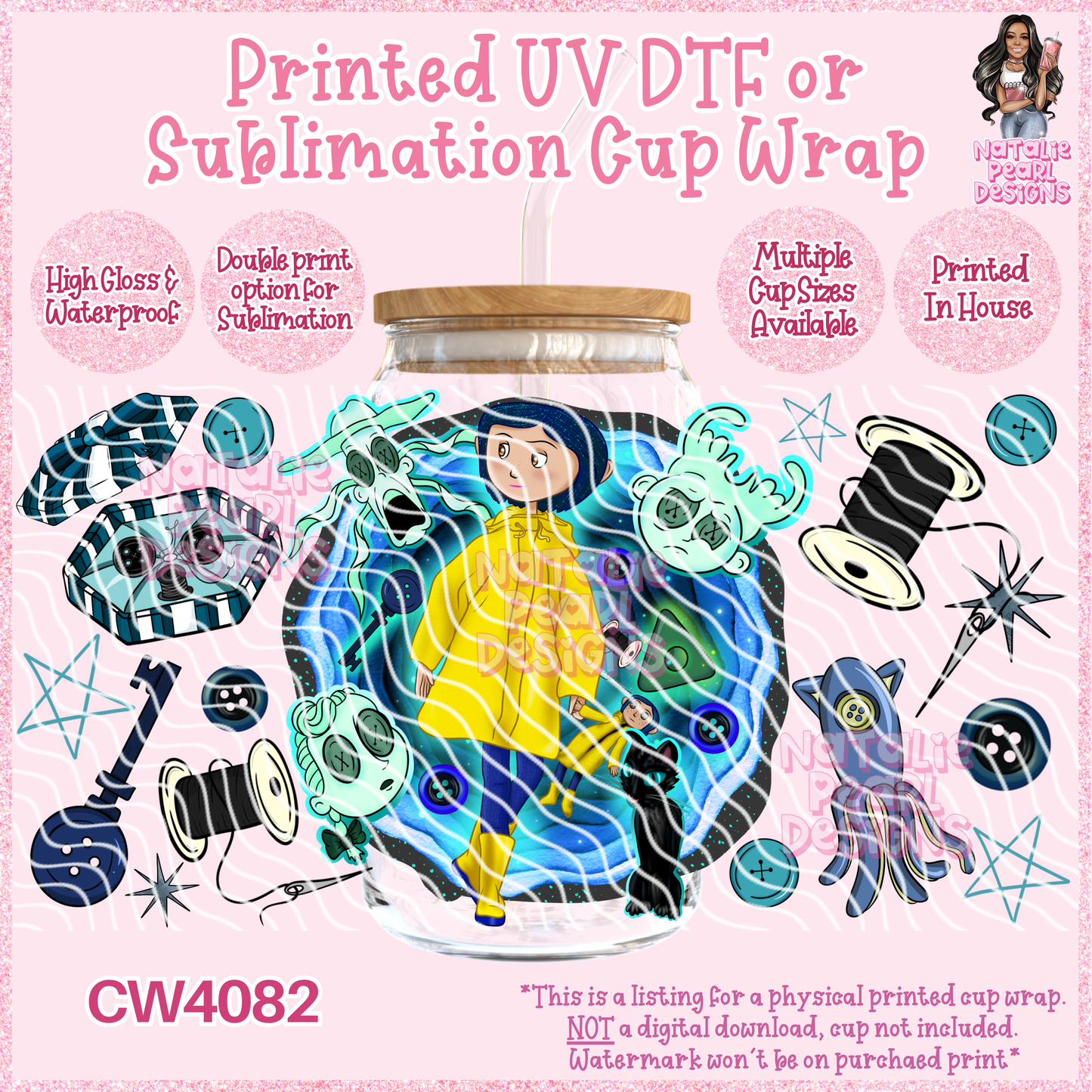 CW4082 UV DTF/SUB Cup Wraps