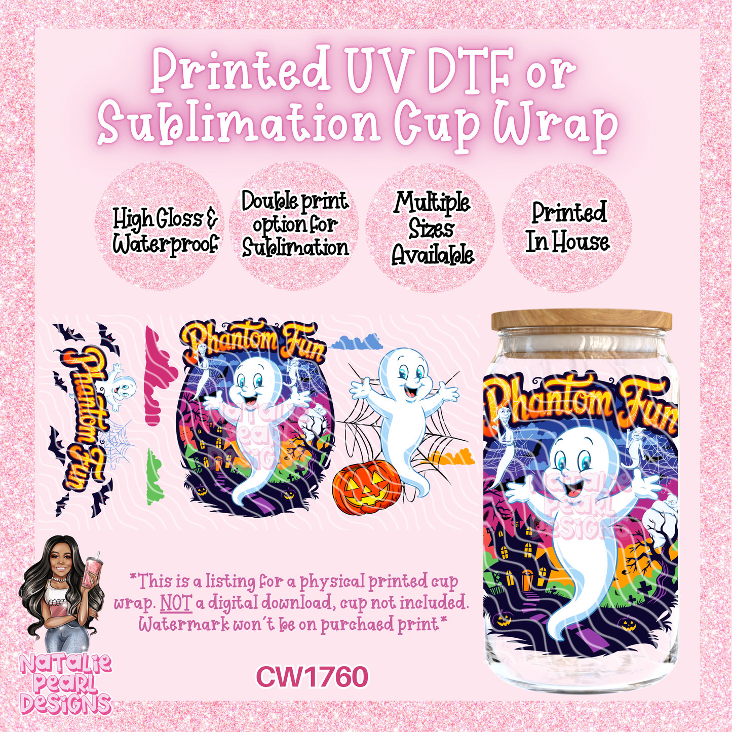 CW1760 UV DTF/SUB Cup Wraps