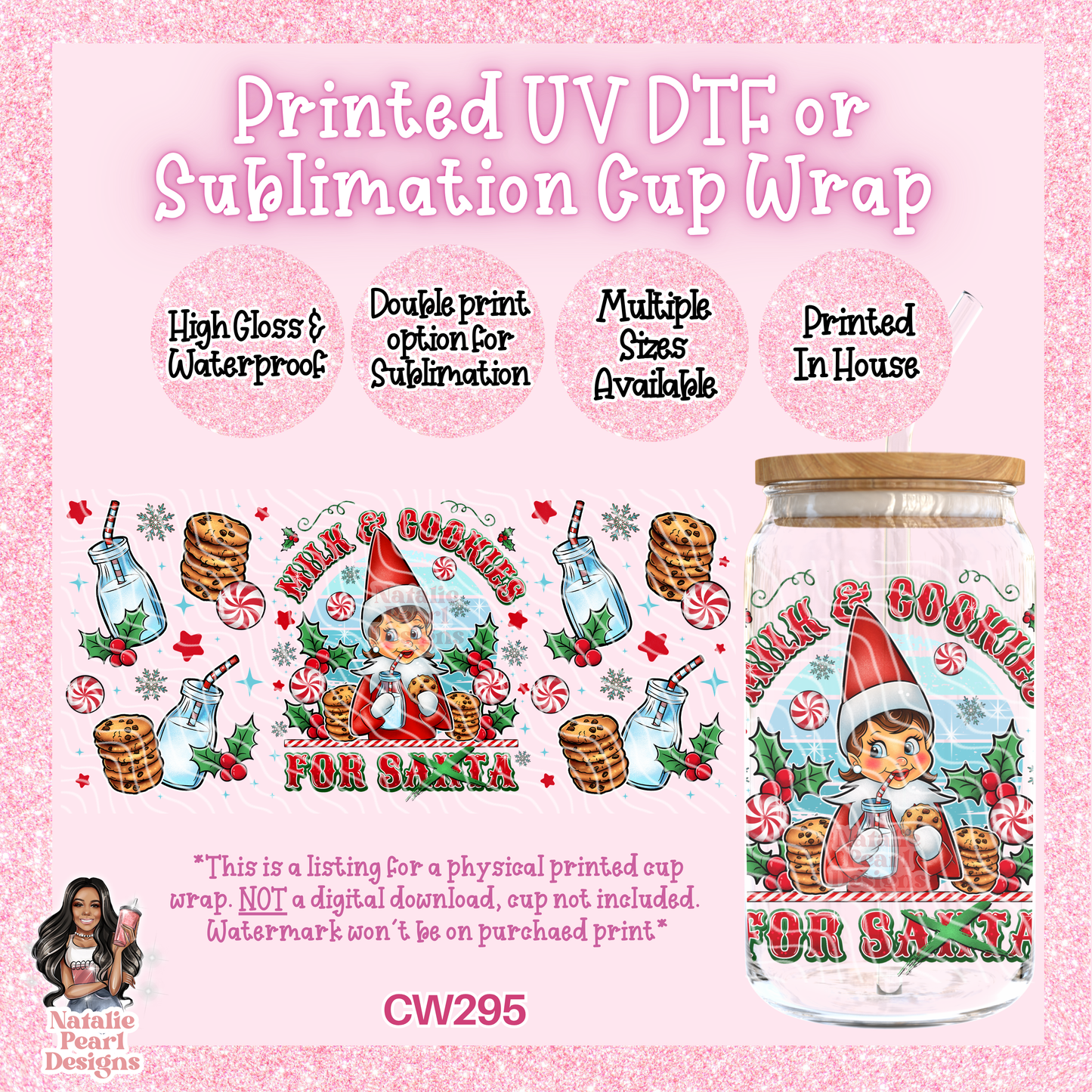 CW295 UV DTF/SUB Cup Wrap